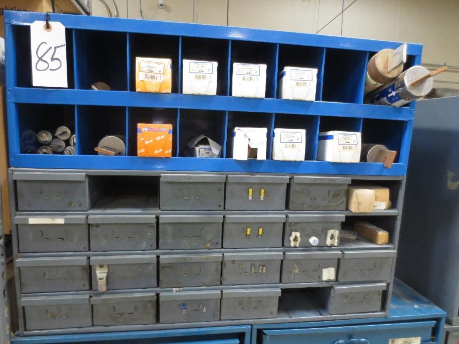 Seven Parts Bins With Fuses & Connectors