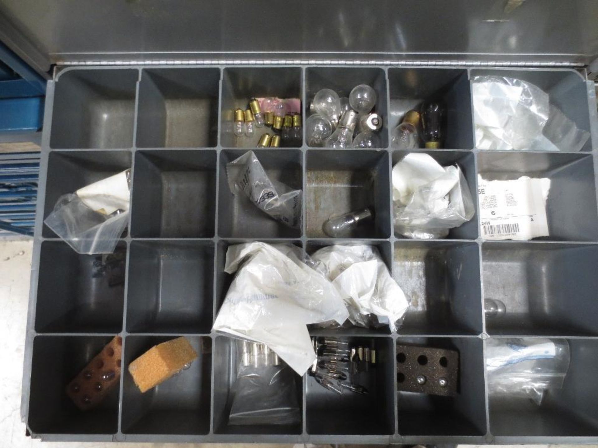 Six Four Drawer Compartment Cabinets With Misc. Contents Of Screws, Nuts, Bolts - Image 5 of 9