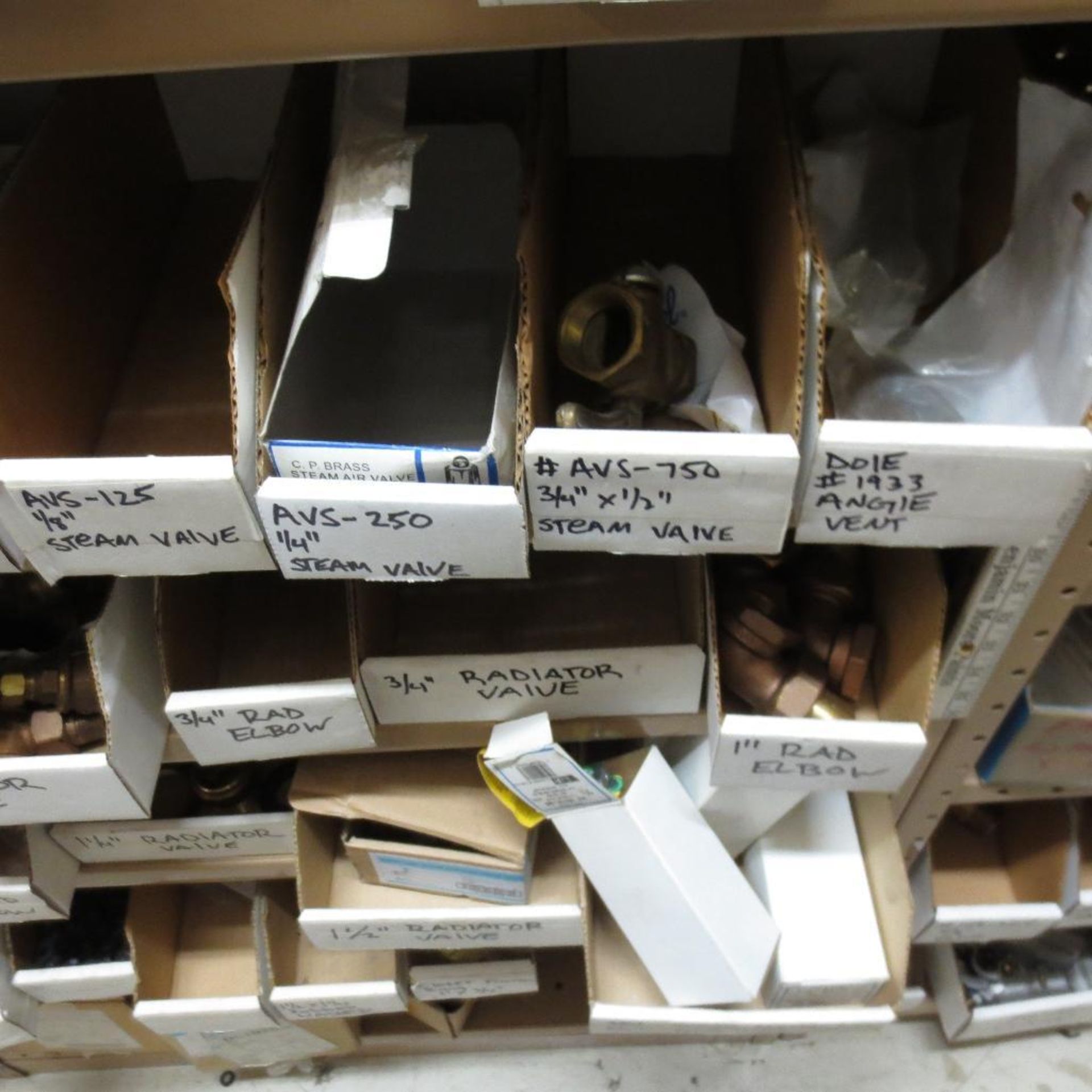 PVC Fittings, Fittings, Tubing, Pilot starts Valves, Toilet Flushers, Saw Blades ( No Shelf) - Image 8 of 17