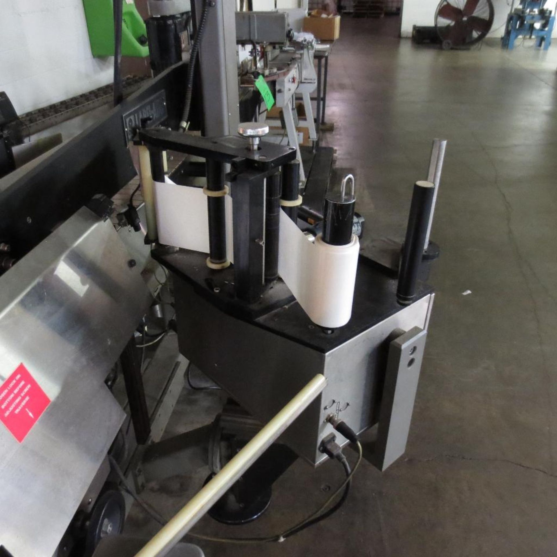 Qlc/Label Aire 2 Head Pressure Sensitive Label Applicator, Adjustable Stand with 4" X 15' Plastic Ta - Image 5 of 9