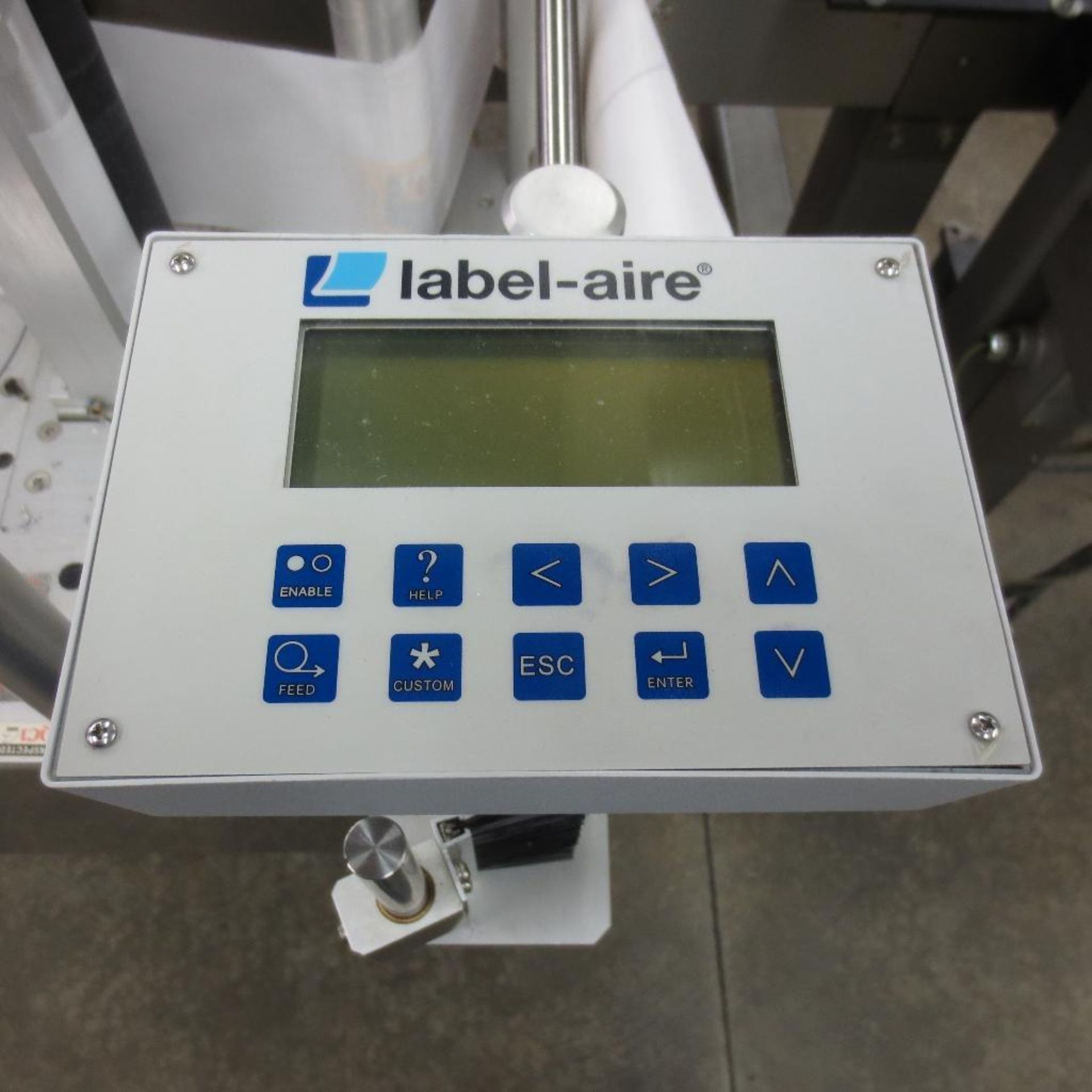 QLC/Label Aire 2 Head Pressure Sensitive Label Applicator, Adjustable Stand with 4" X 15' Plastic Ta - Image 4 of 7