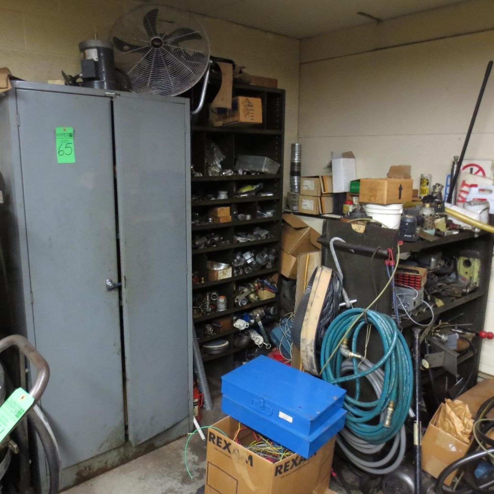 Shelves, Cabinet, Chain, Pumps, Motors and Parts