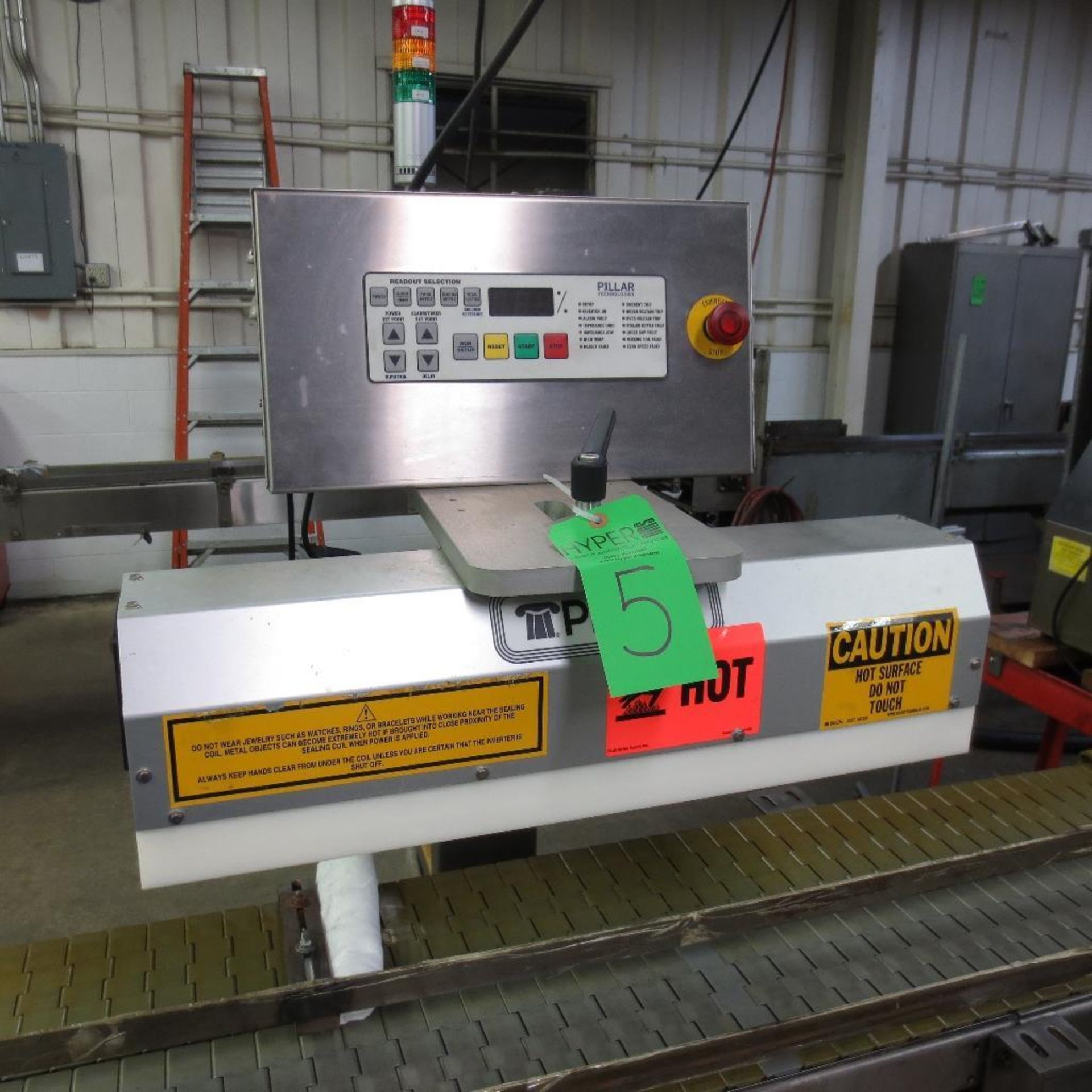 Pillar Unifoiler U2P1042000000 Induction Sealer, 2kW Capacity, Stainless Steel, Tunnel Sealing Coil, - Image 2 of 5