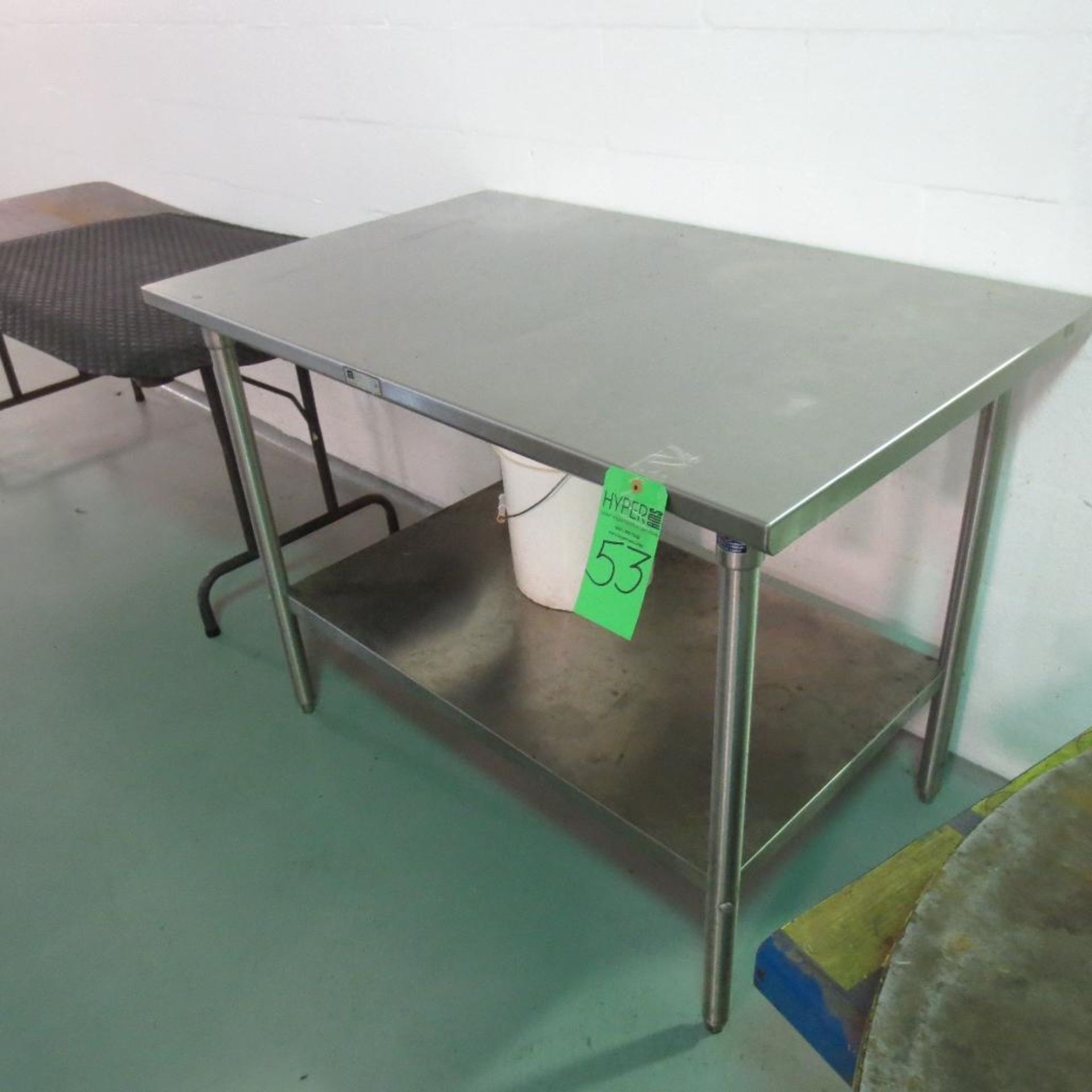 4' X 30" Stainless Steel Table