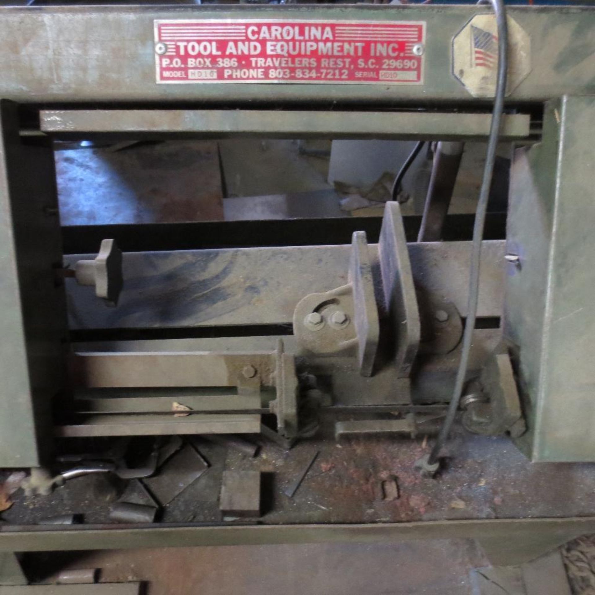 Carolina Model HD10 Horizontal Band Saw, S/N HD105652 - Image 2 of 3