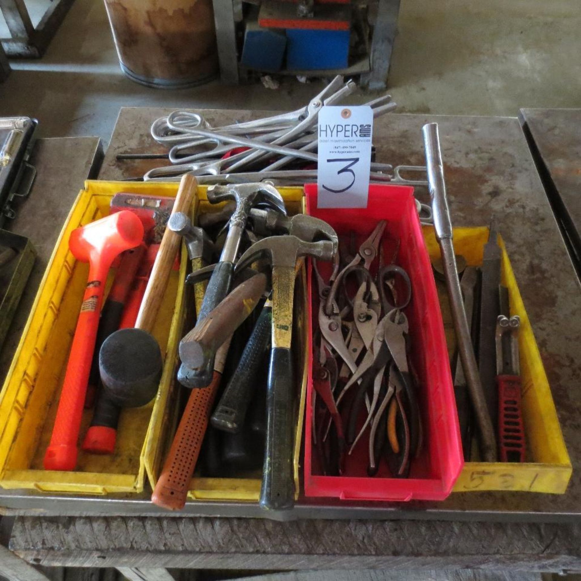 Hammers, Cutters, Tongs and Files