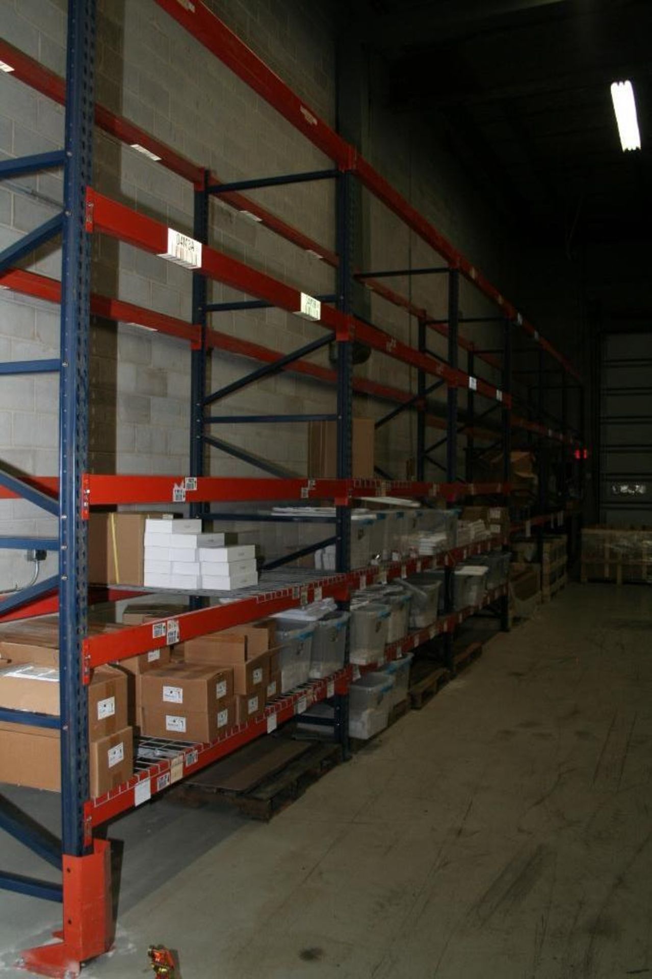 6-Sections of Pallet Racking 42"x96" x 12'