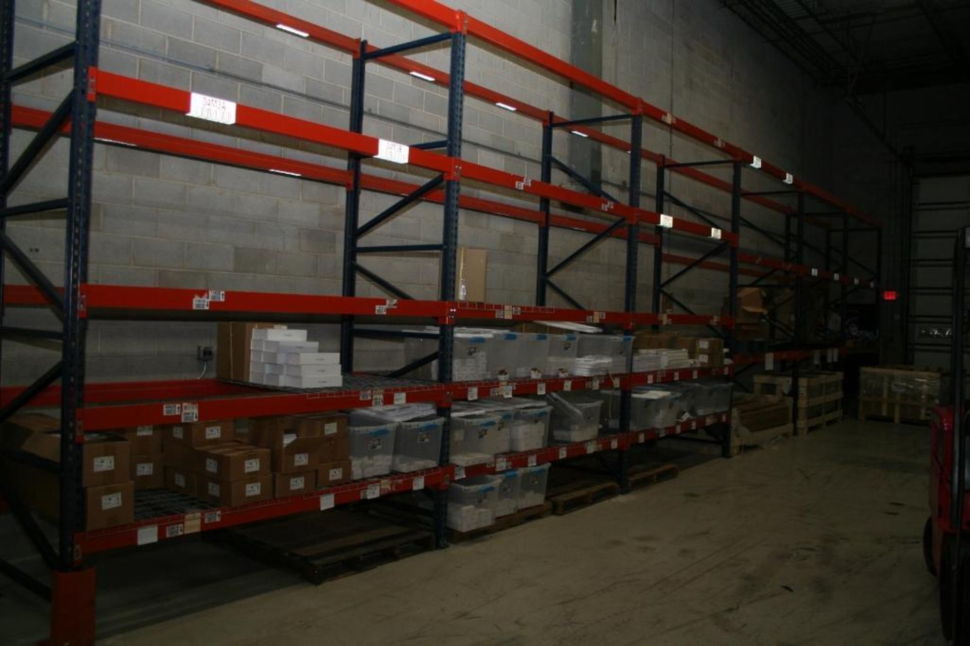 6-Sections of Pallet Racking 42"x96" x 12' - Image 2 of 4