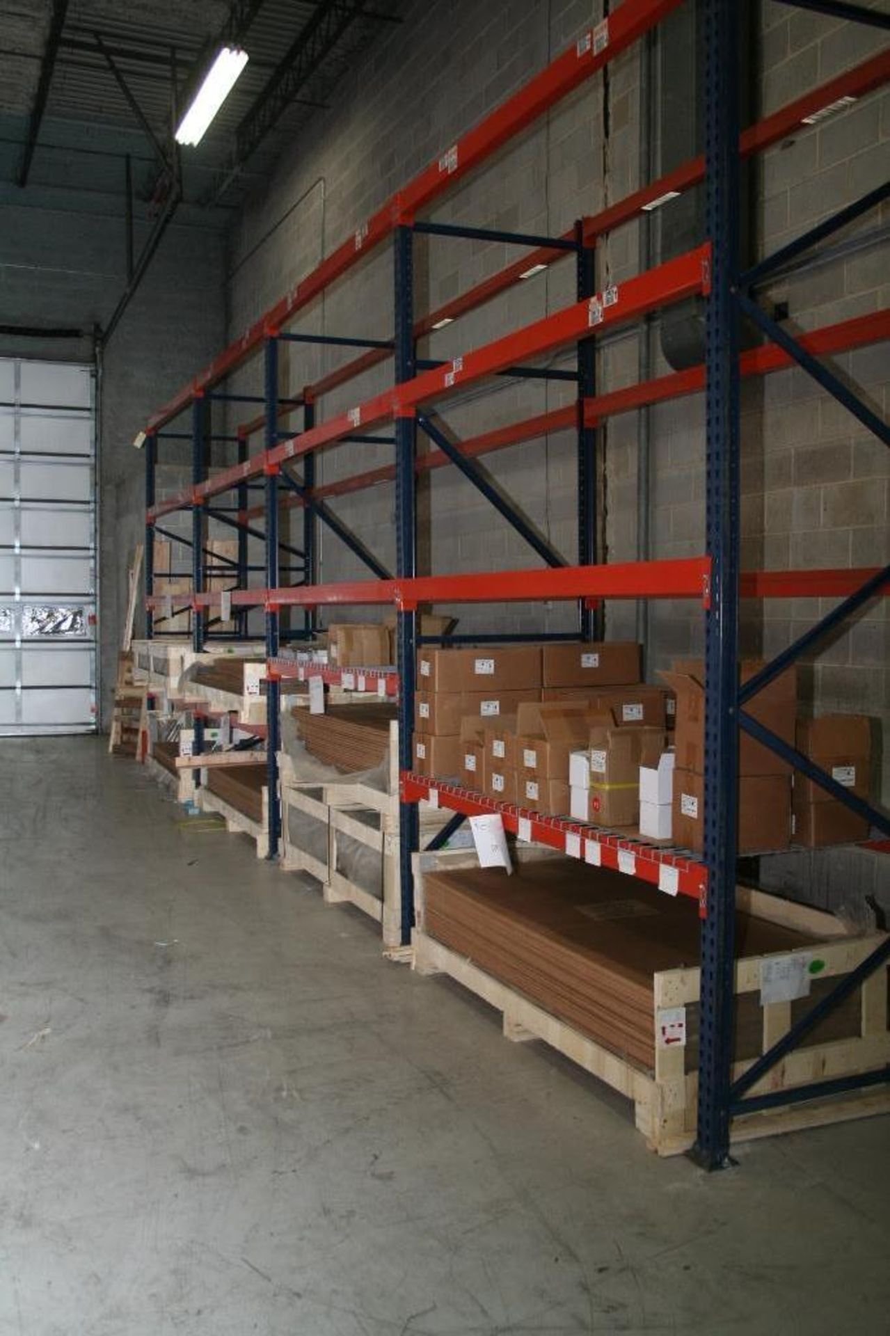 4-Sections of Pallet Racking 42"x96" x 12'