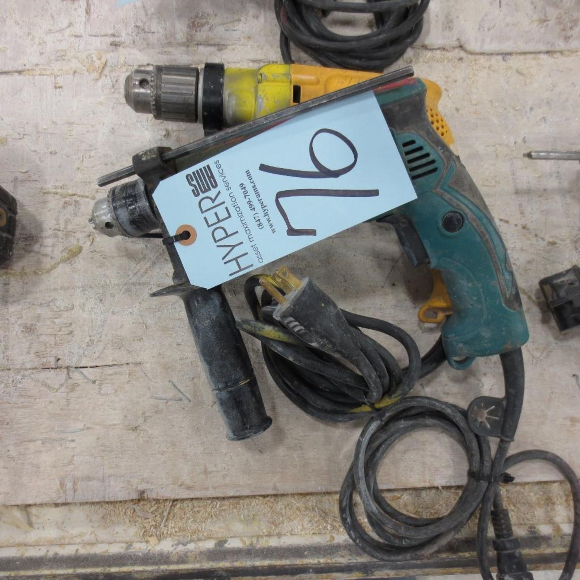 Dewalt 1/2" Drill and Makita 1/2" Drill