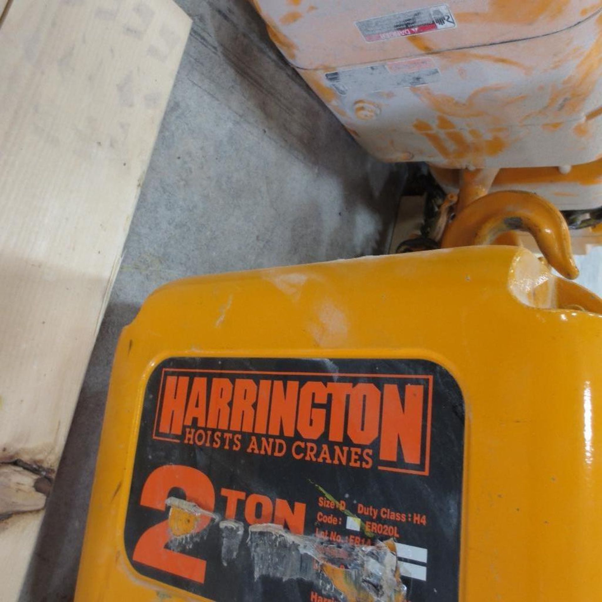 Harrington 2 Ton Electrical Hoist, 460V - Image 3 of 3