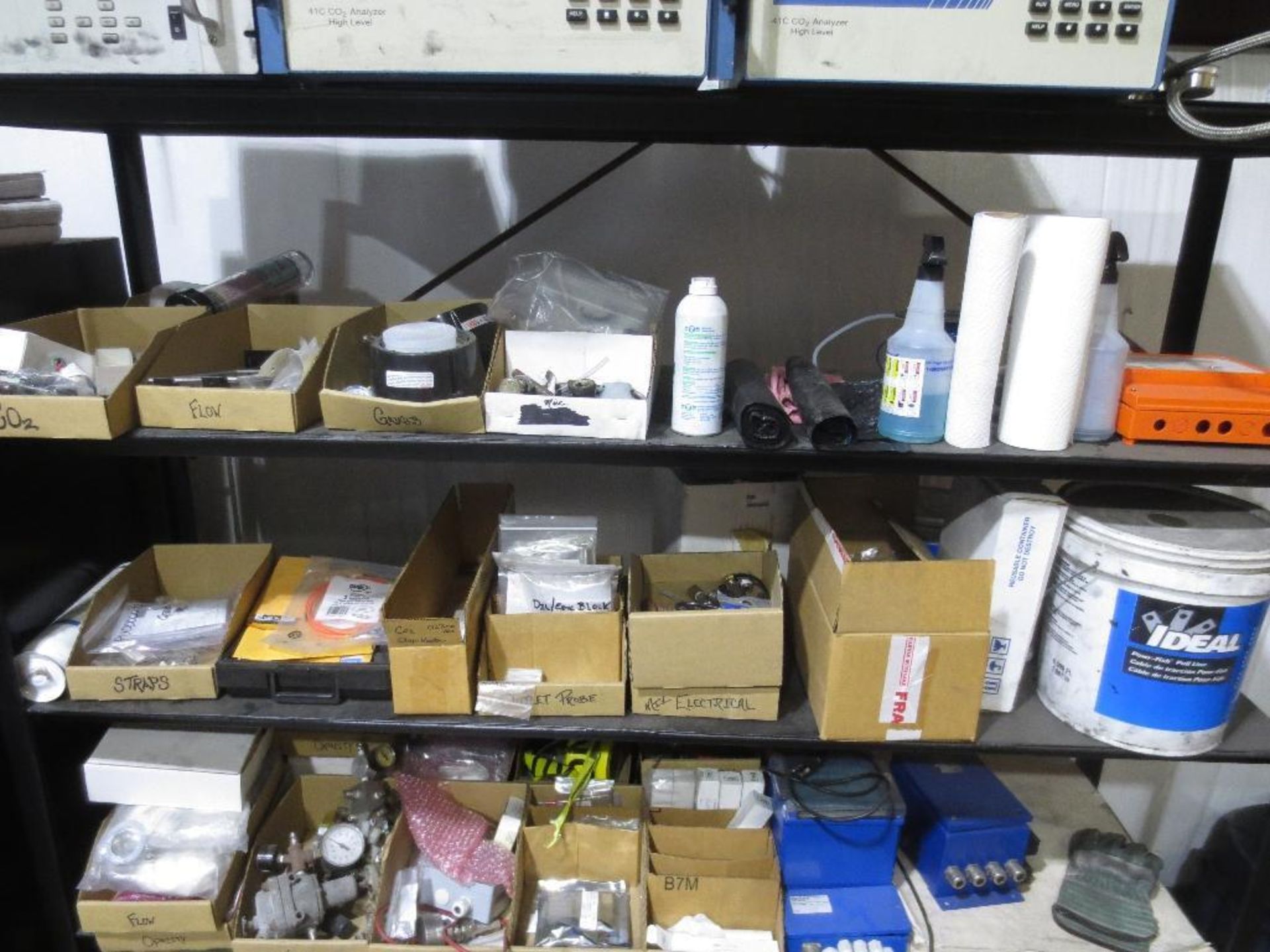 Contents Only On One Shelf of Various Electrical Components - Image 3 of 4