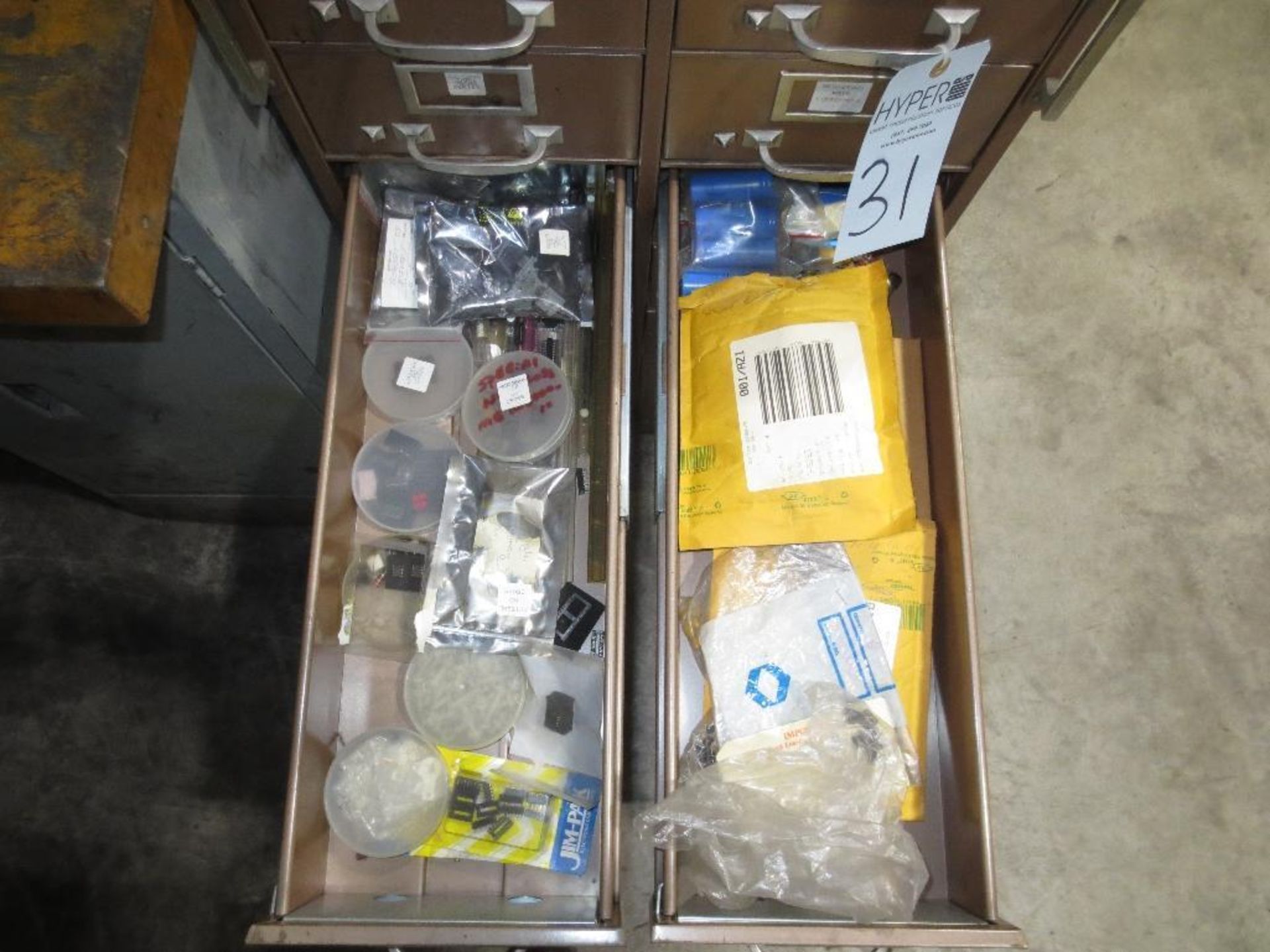 Parts Cabinet with Various Electrical Components - Image 4 of 8