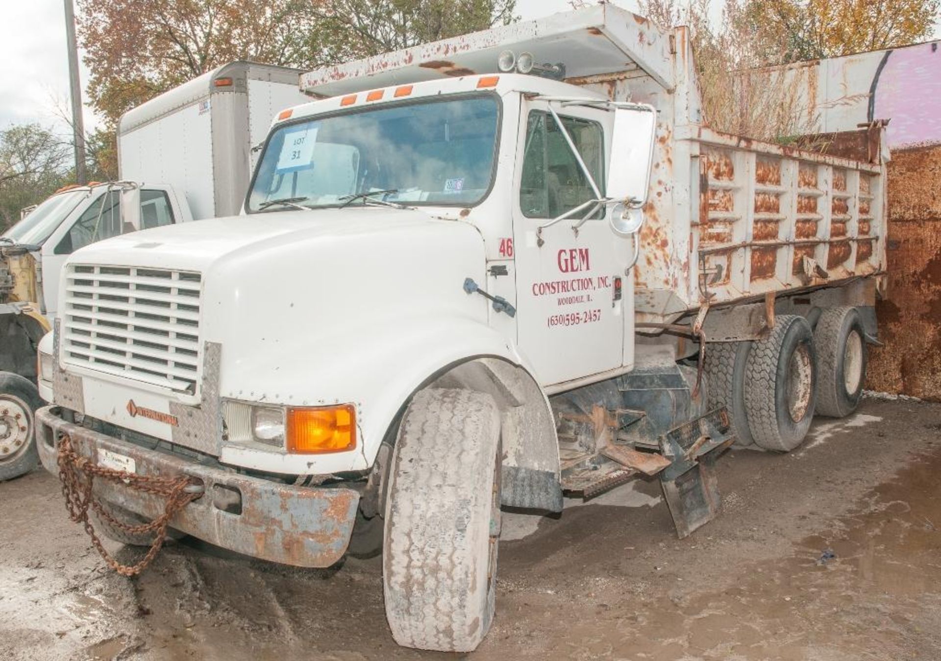 1990 International Model 4900 6x4 Conventional Cab and Chassis; VIN 1HTSHZ3T3LH660246; 17" Dump Body - Image 2 of 4