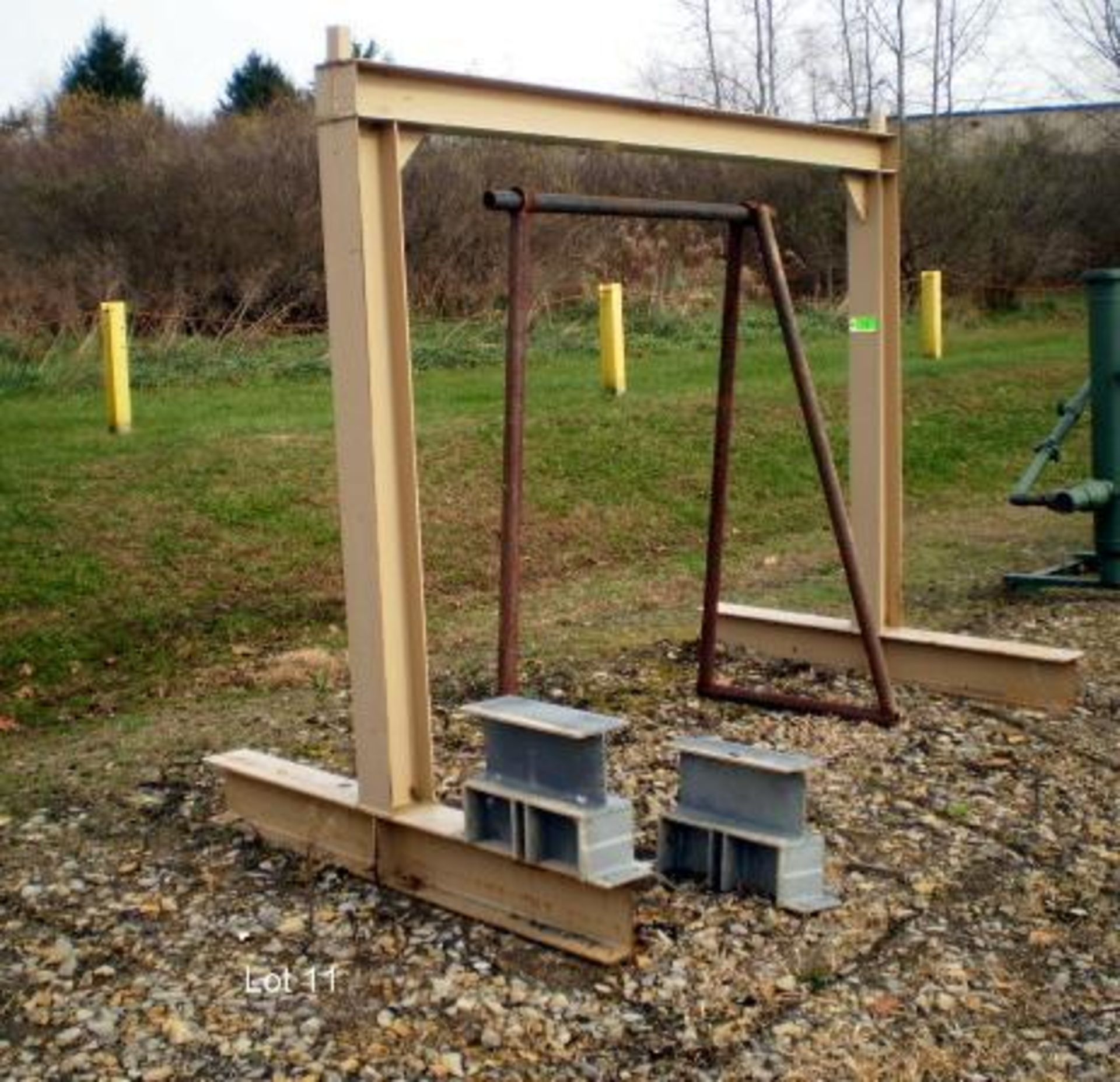 3 A Frame Lifts 1-Heavy 8'H U # H Beam, others light weight.