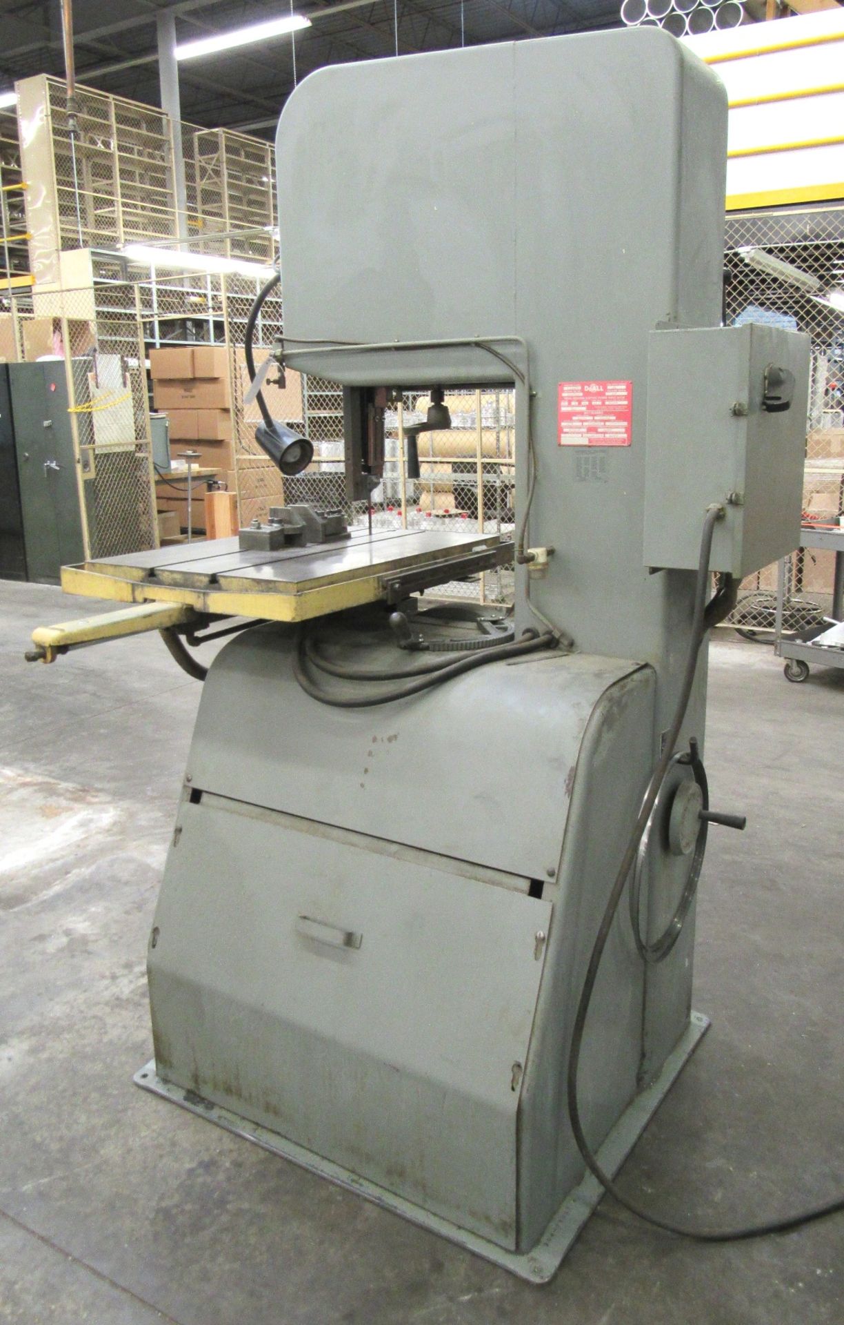 DoAll Mod. 2012-1H3 20" Vertical Band Saw - Image 4 of 4