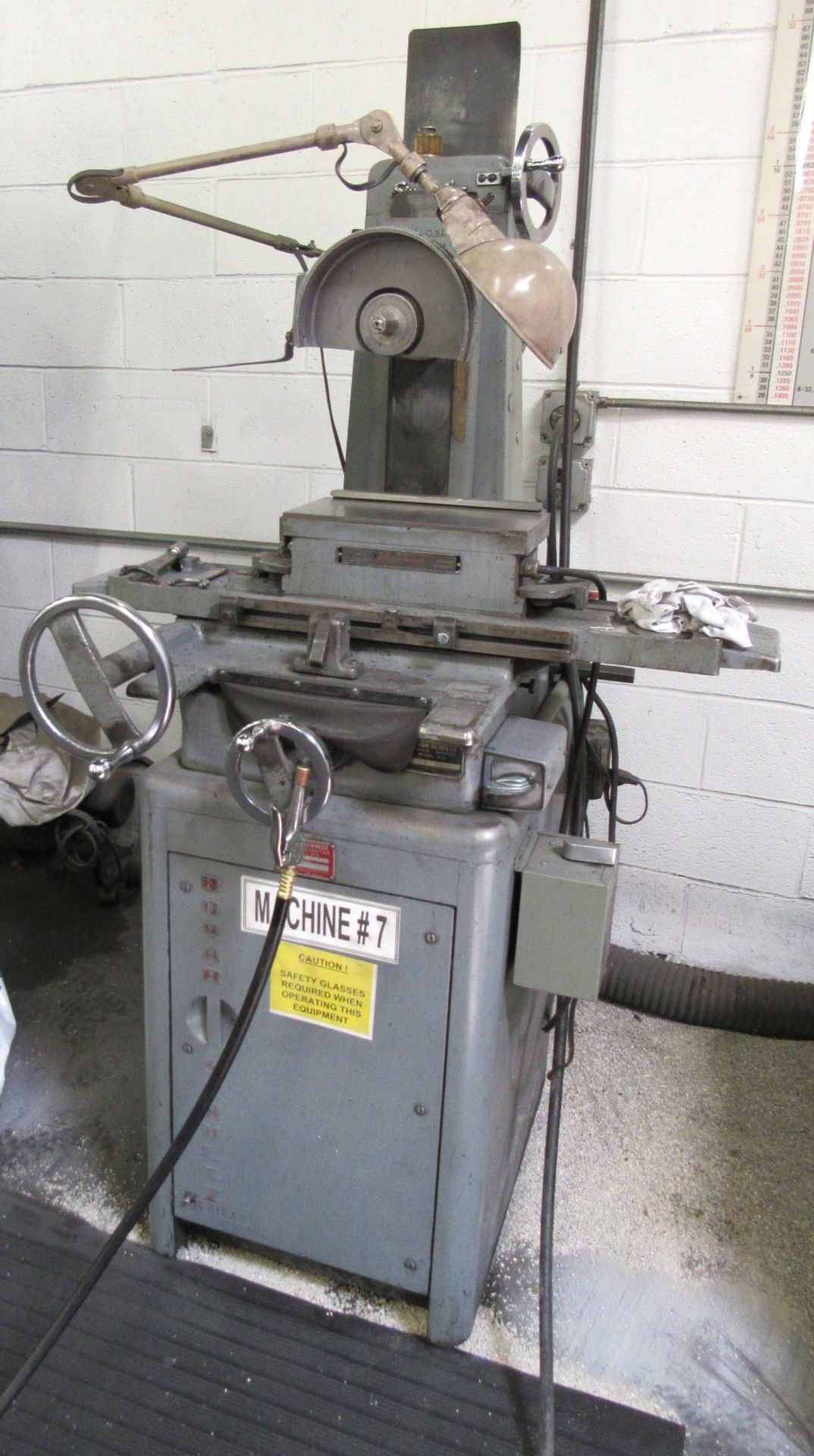 Boyar Schultz Challenger H612 6" x 12" Hand Feed Surface Grinder