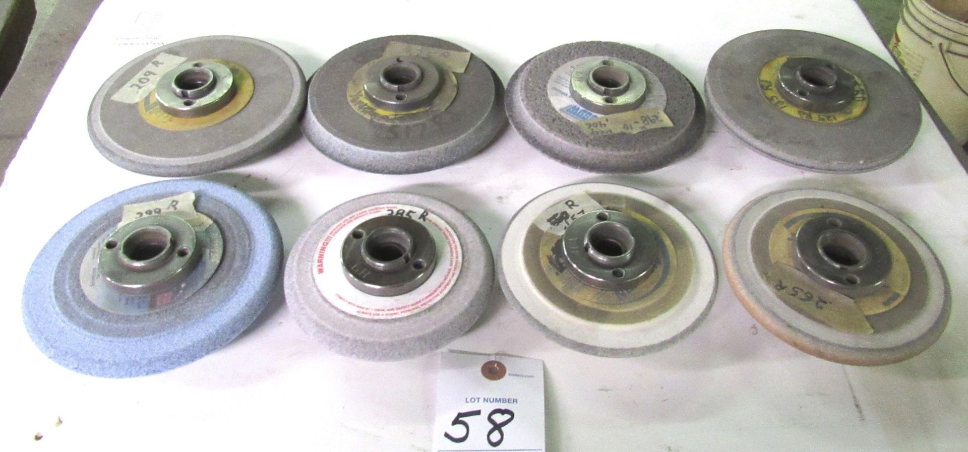 8- Grinding Wheel Hubs w/ Grinding Wheel