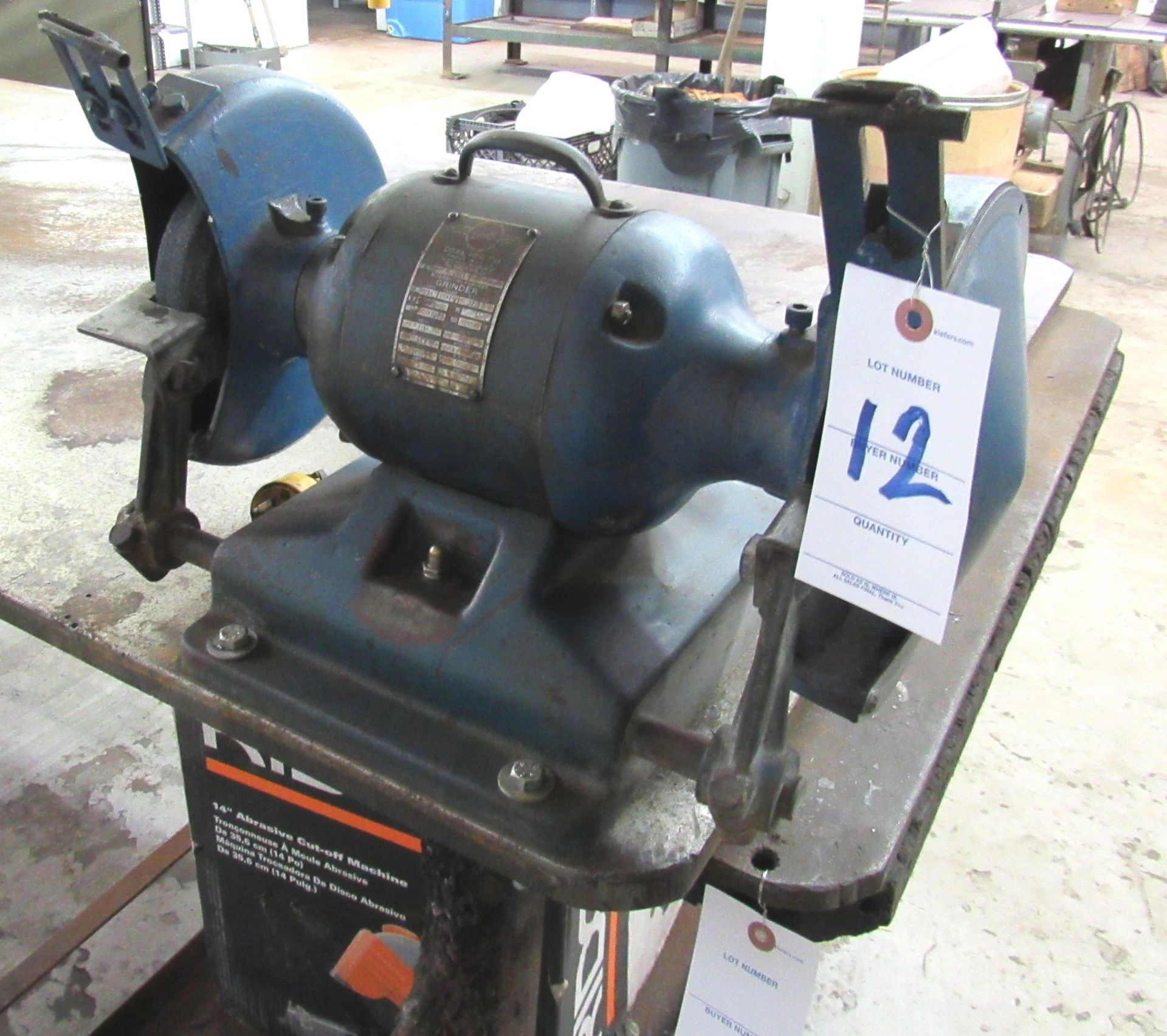 6" Diehl 1/2 HP Dbl End Grinder