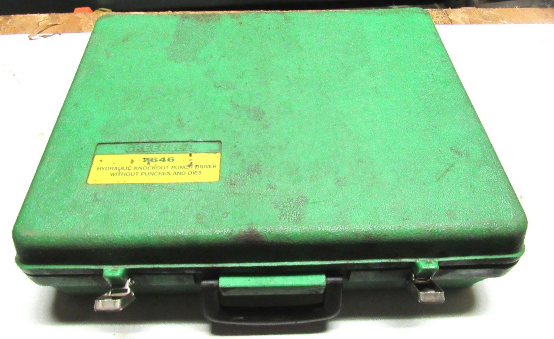 Greenlee Mod.7646 Ram and Hand Pump Hydraulic Driver Kit - Image 2 of 2