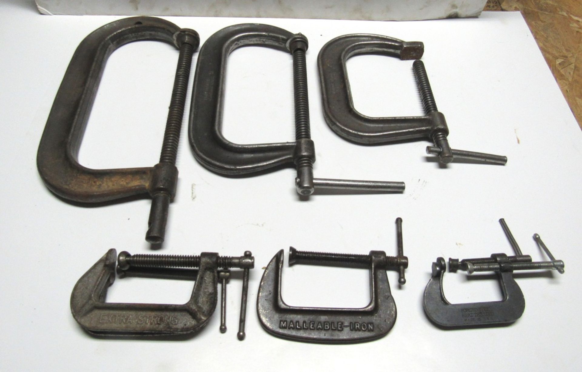 Lot Asst C-Clamps