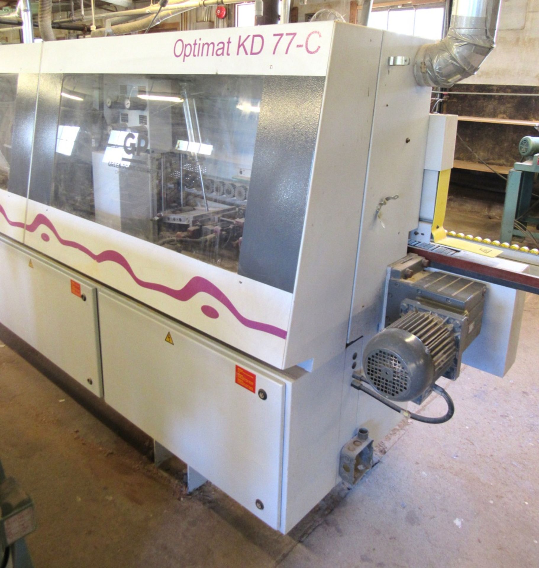 Brandt Optimate Mod. KD -77C Edgebander w/ Corner Rounding - S/N 0-261-02-6949 (New 1998) - Image 5 of 7