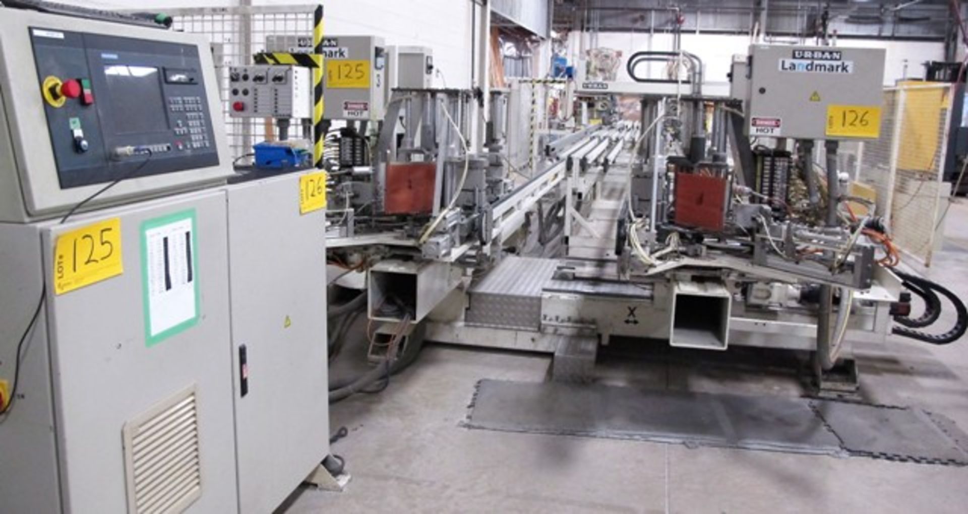 URBAN 4 CORNER WELDER/CLEANER PRODUCTION LINE EN-BLOC LOTS 126-128 (SUBJECT TO PIECEMEAL BREAKOUT)