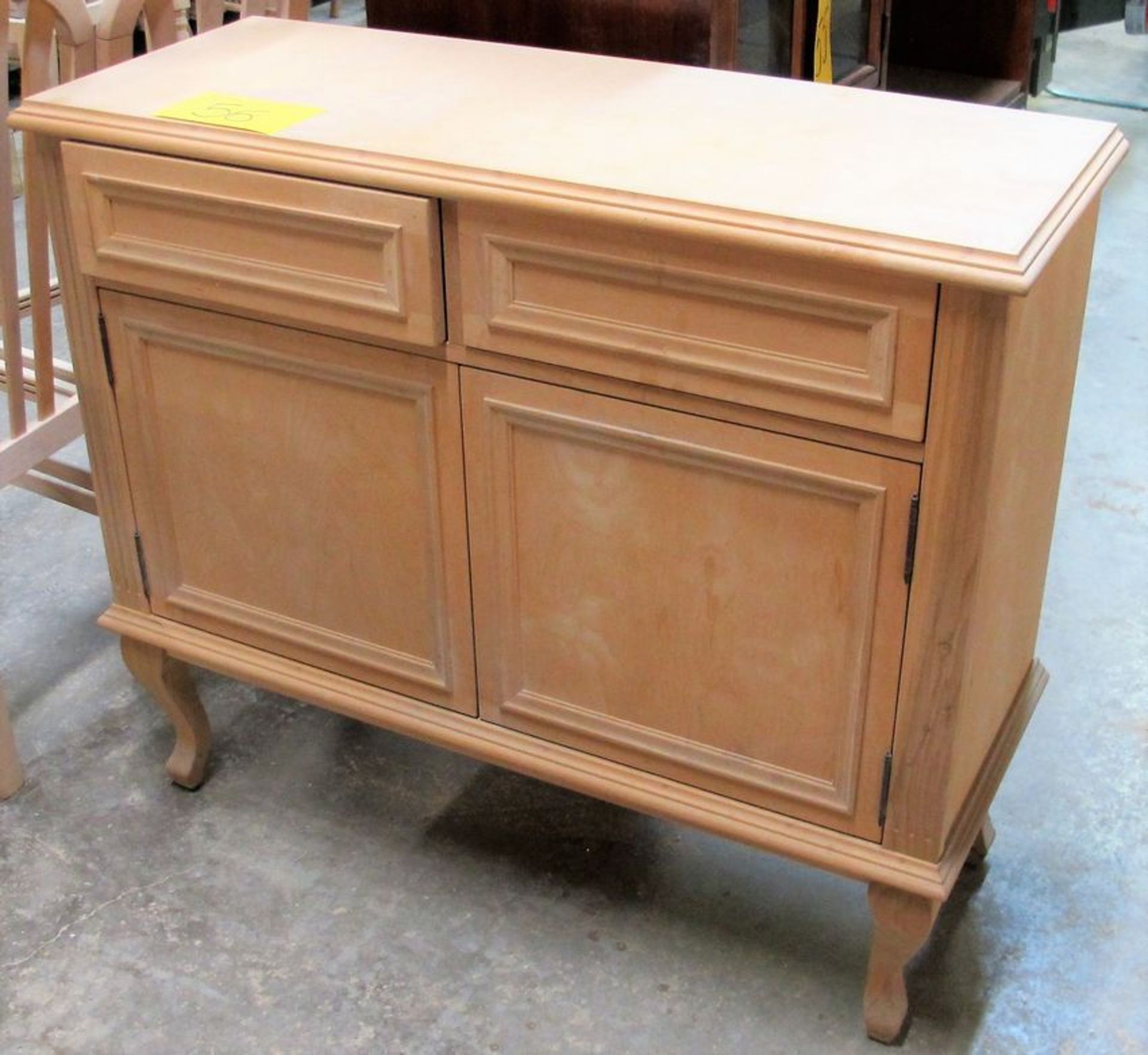 UNFINISHED WOODEN CABINET