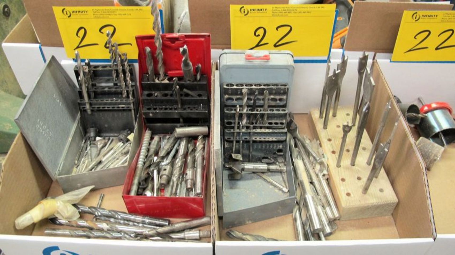 LOT OF ASST. DRILL BITS, CUTTERS, TOOLING, ETC. - Image 2 of 3