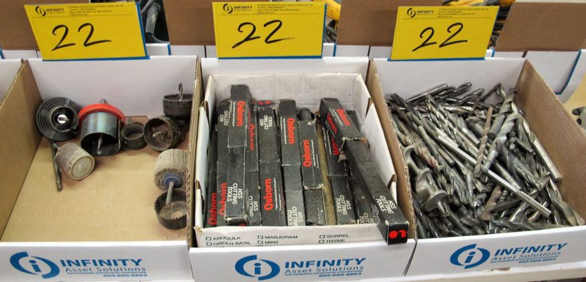 LOT OF ASST. DRILL BITS, CUTTERS, TOOLING, ETC. - Image 3 of 3