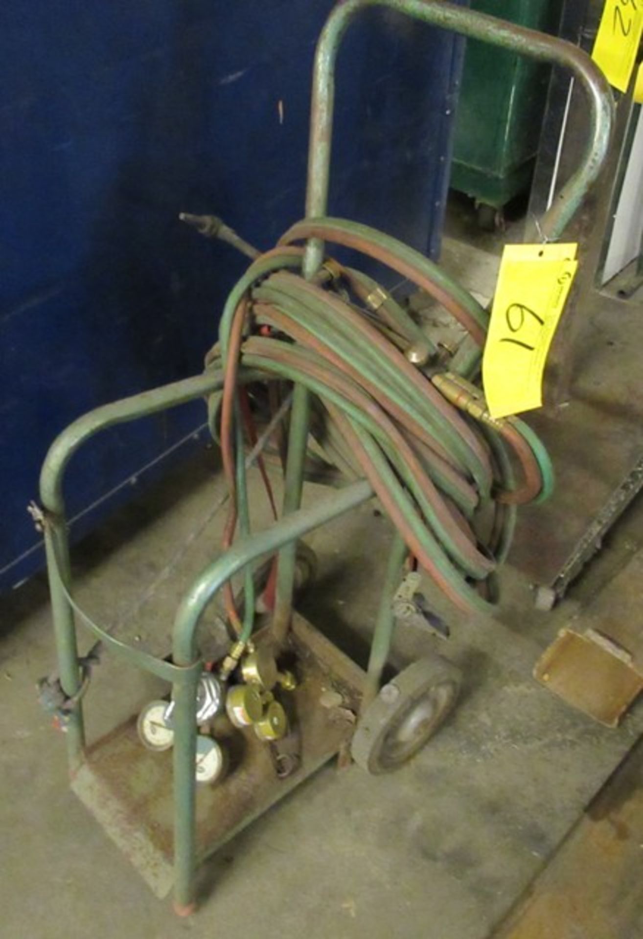 ACETYLENE TORCH SET W/CART