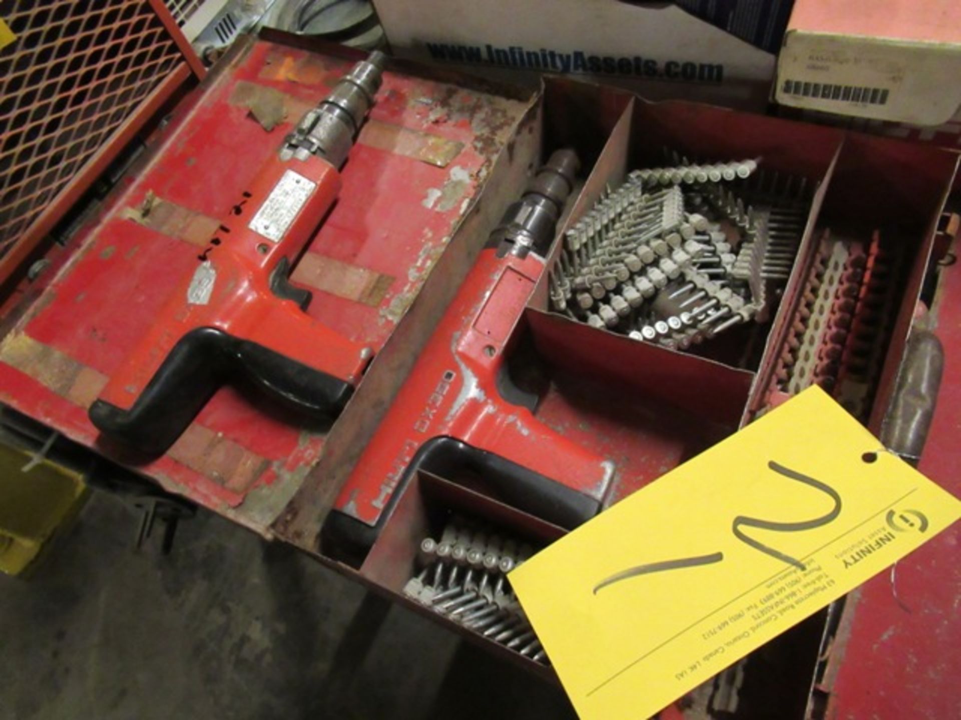 LOT 2 ASST. HILTI DX350 RAM-SET GUNS