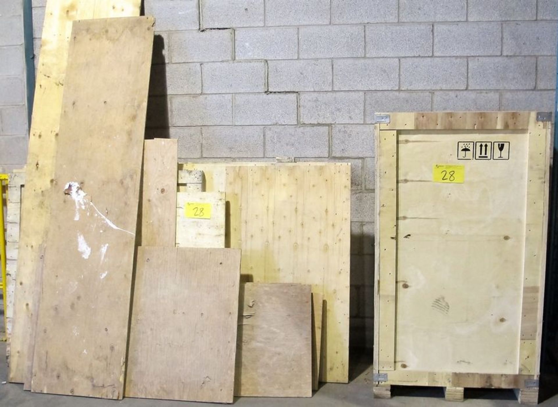 LOT OF ASST. PALLETS, CRATES, PLYWOOD, ETC. - Image 3 of 3