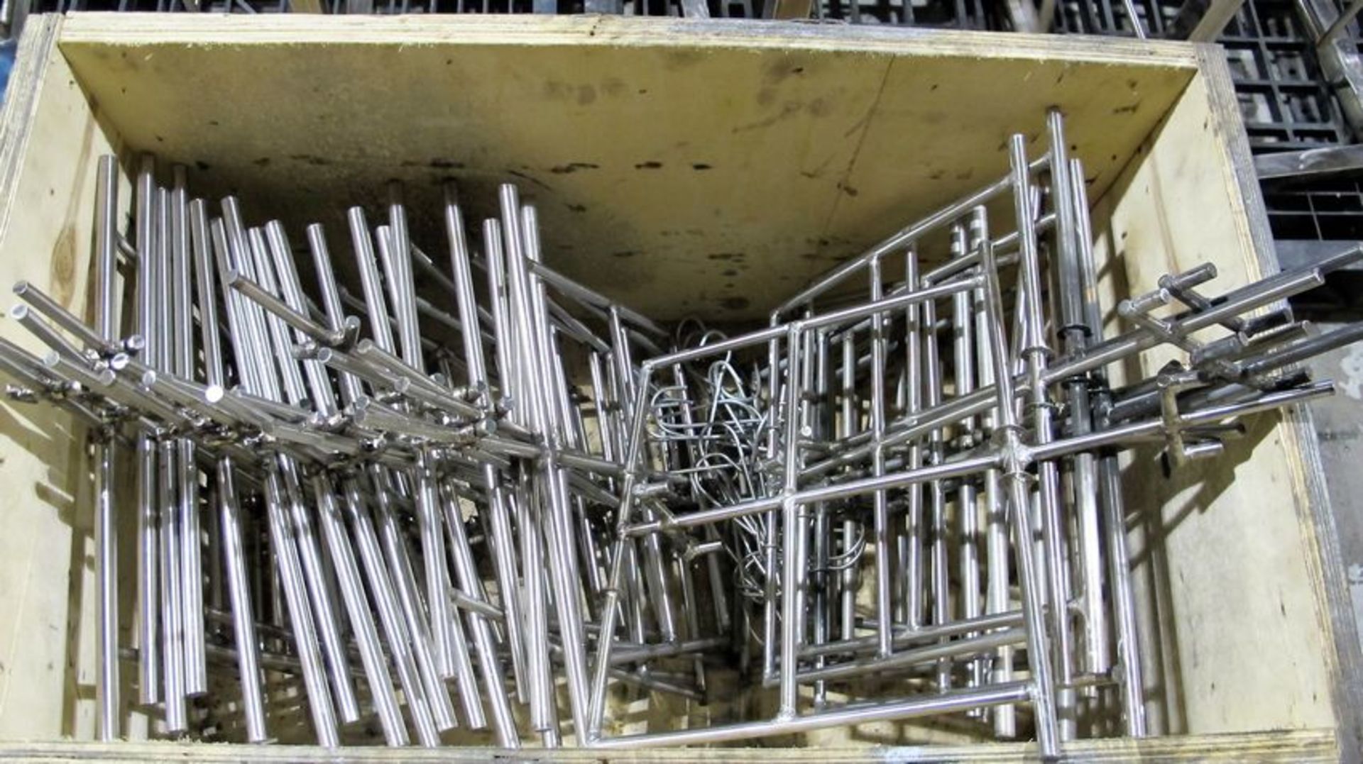 LOT OF (10) STAINLESS STEEL DIP TANK PARTS RACKS (SUBJECT TO LOT 1 EN-BLOC) - Image 2 of 2