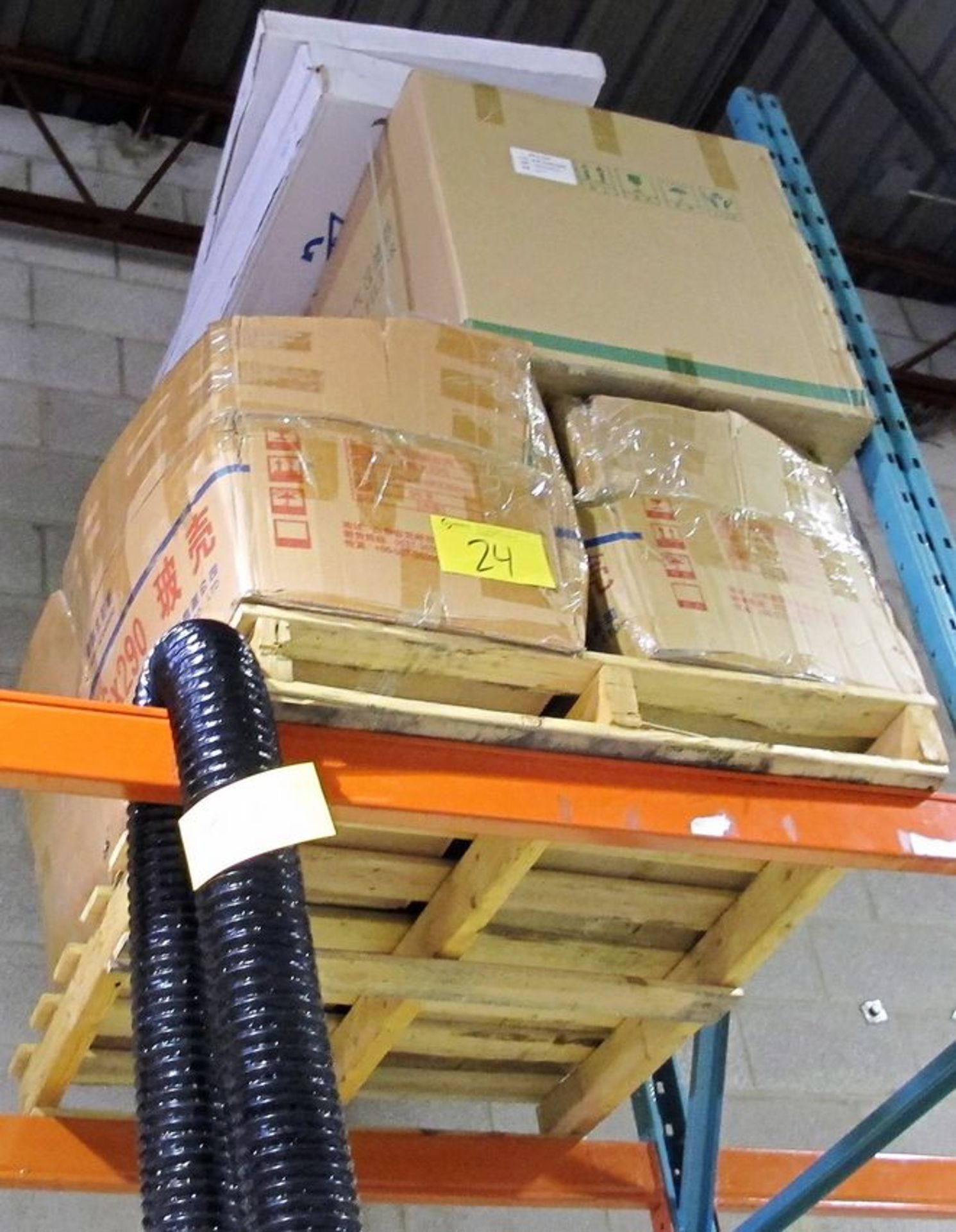 LOT OF (3) PALLETS OF ASST. FLEX DUCT HOSE AND HOSE CLAMPS - Image 2 of 2