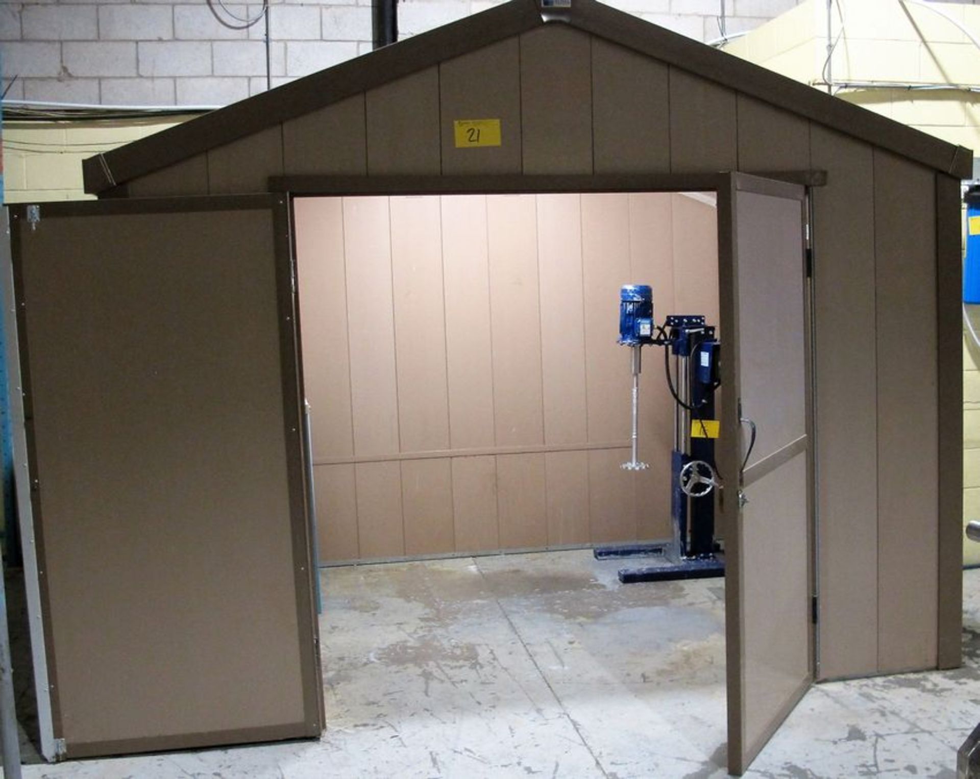 ROYAL OUTDOOR PRODUCTS OUTDOOR SHED, 8'L X 10'W, DUAL DOOR ENTRY, LIGHTING SETUP - Image 2 of 4