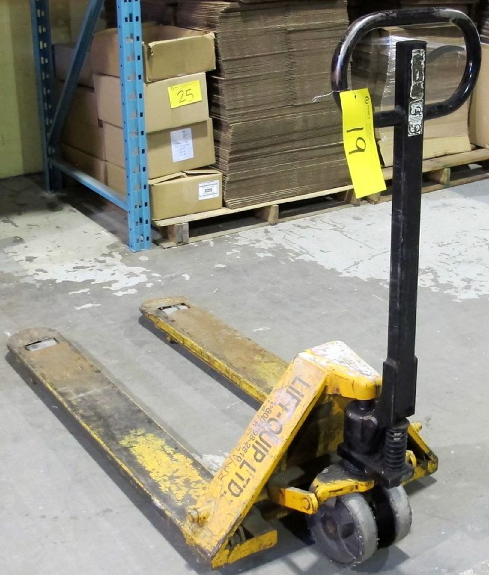 5,000LB CAP. PALLET JACK