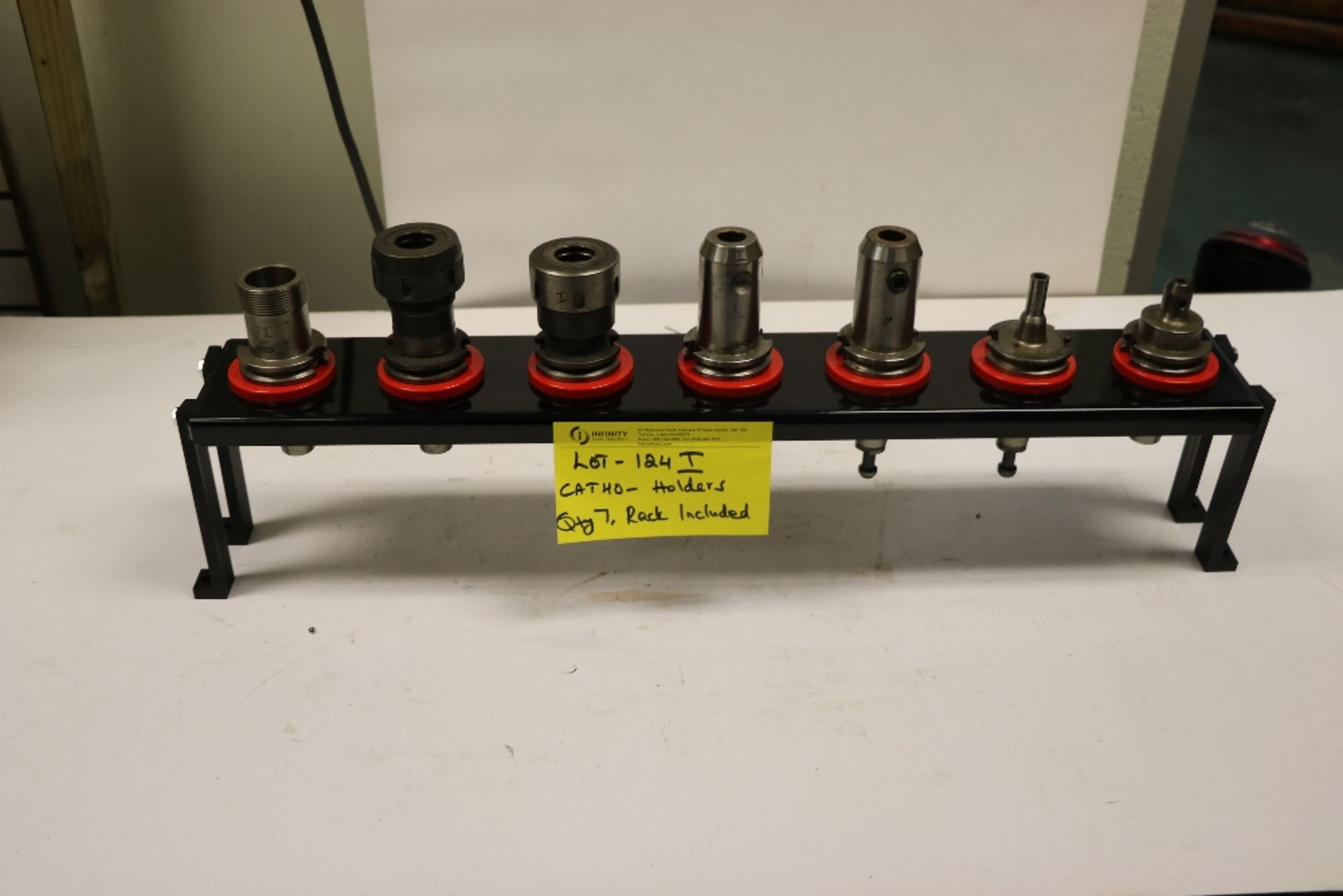 CAT 40 Tool holders with rack