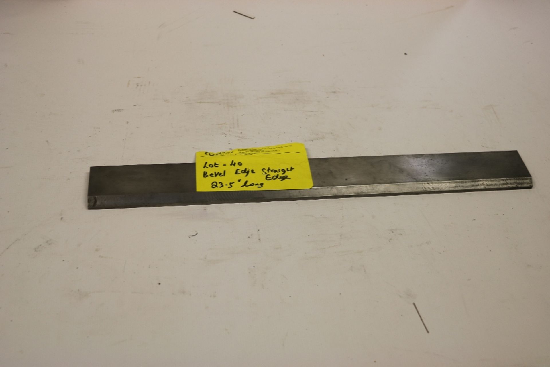 Starrett - Steel Straight Bevel Edge, 0.300" X 3.250" X 23.500" long