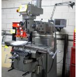 FIRST LC-185VSN VERTICAL MILLING MACHINE, 10" X 50" TABLE, HEIDENHAIN 2-AXIS DRO, SPEEDS TO 4,500