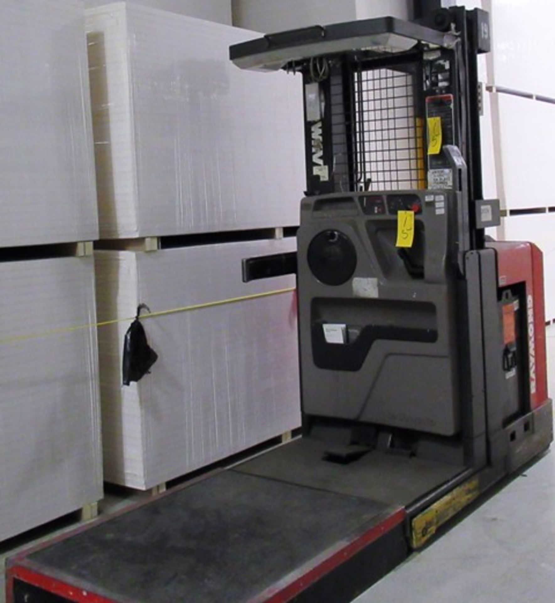 RAYMOND EASI-OPC30TT Electric Order Picker, 3,000lb Cap., 24V, 204" Mast Height s/n EZ-95-AB11347,