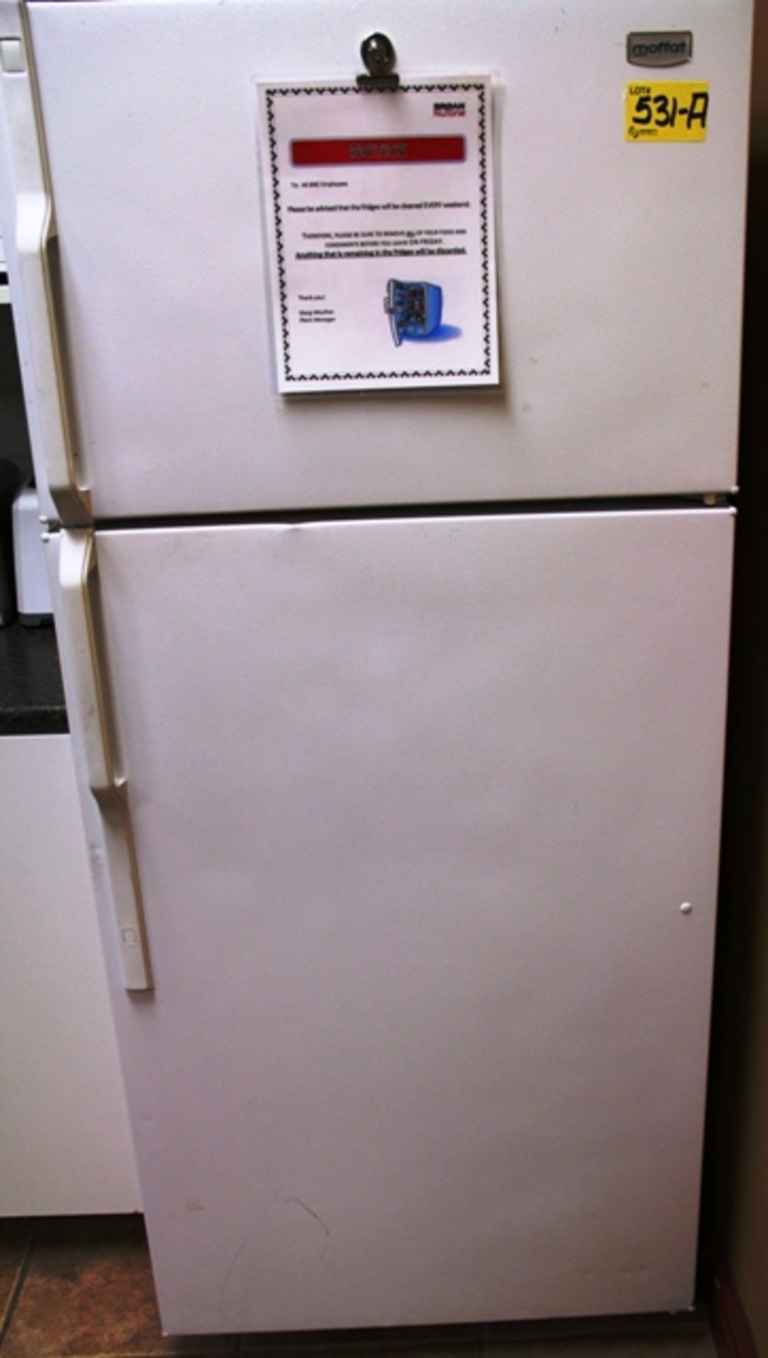 MOFFAT FRIDGE