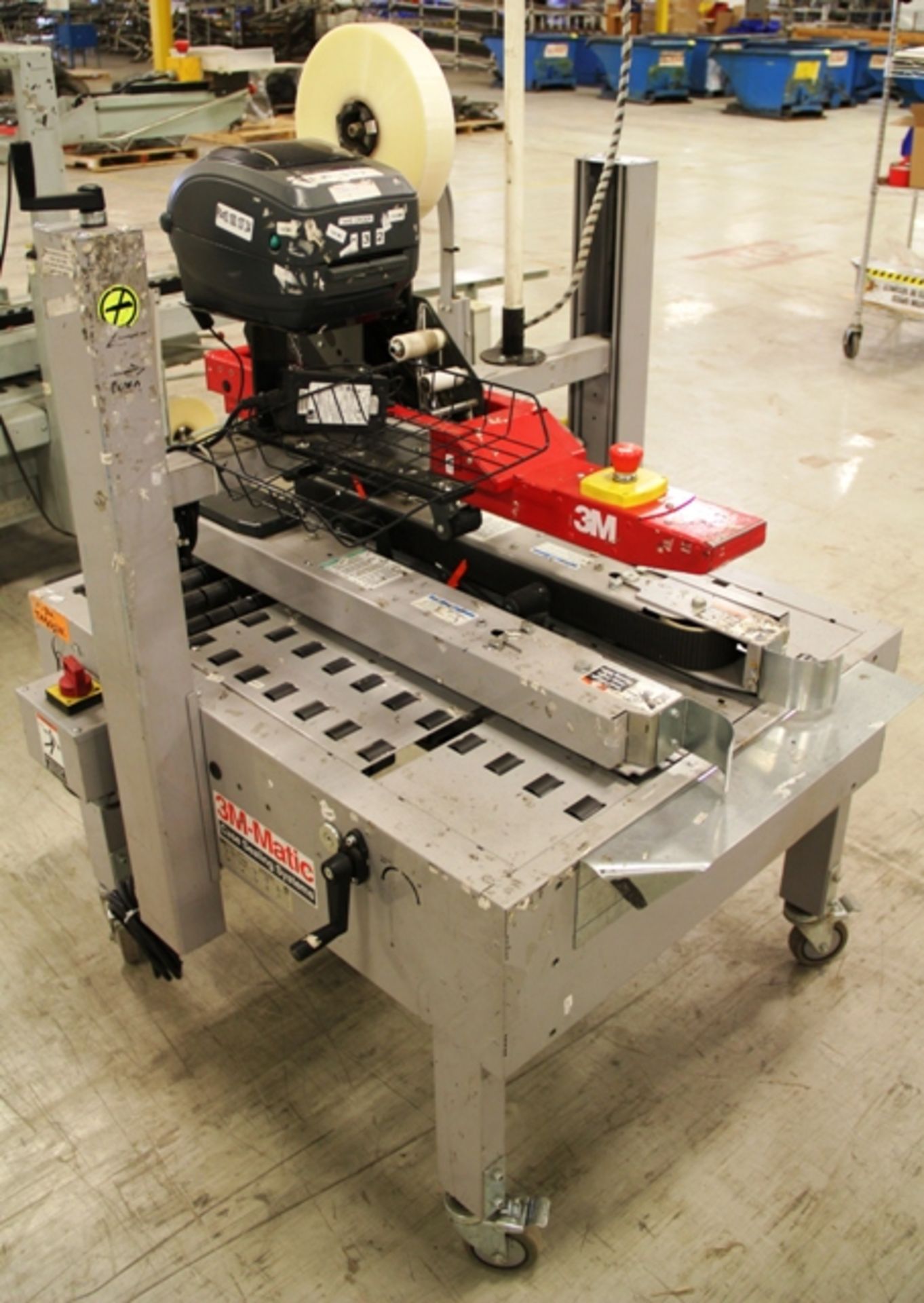 2011 3M MOD. A80 CASE SEALING SYSTEM, RED LION READOUT, ZEBRA GX420T PRINTER, S/N: 50368 - Image 3 of 4