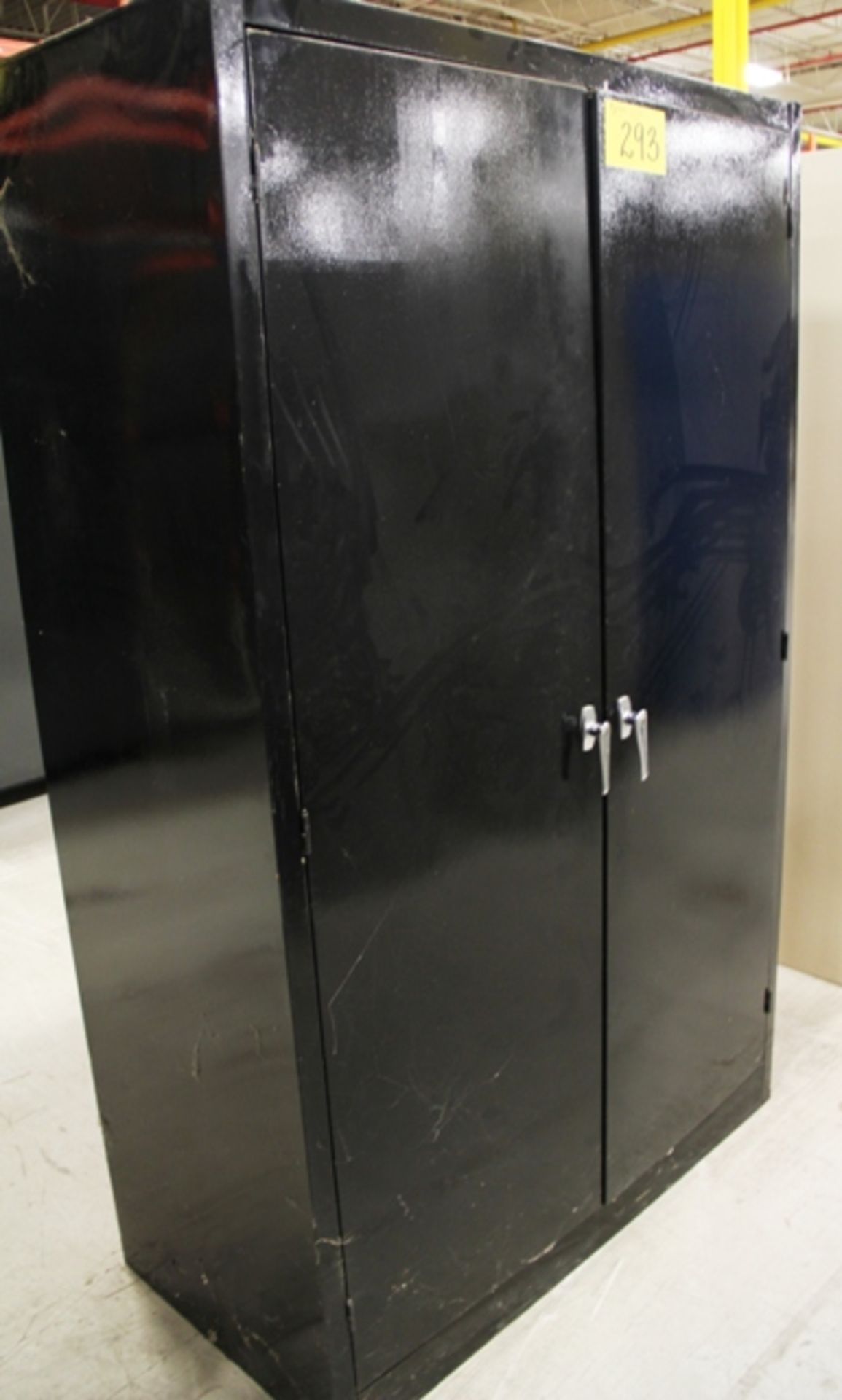 BLACK 2 DR. METAL STORAGE CABINET