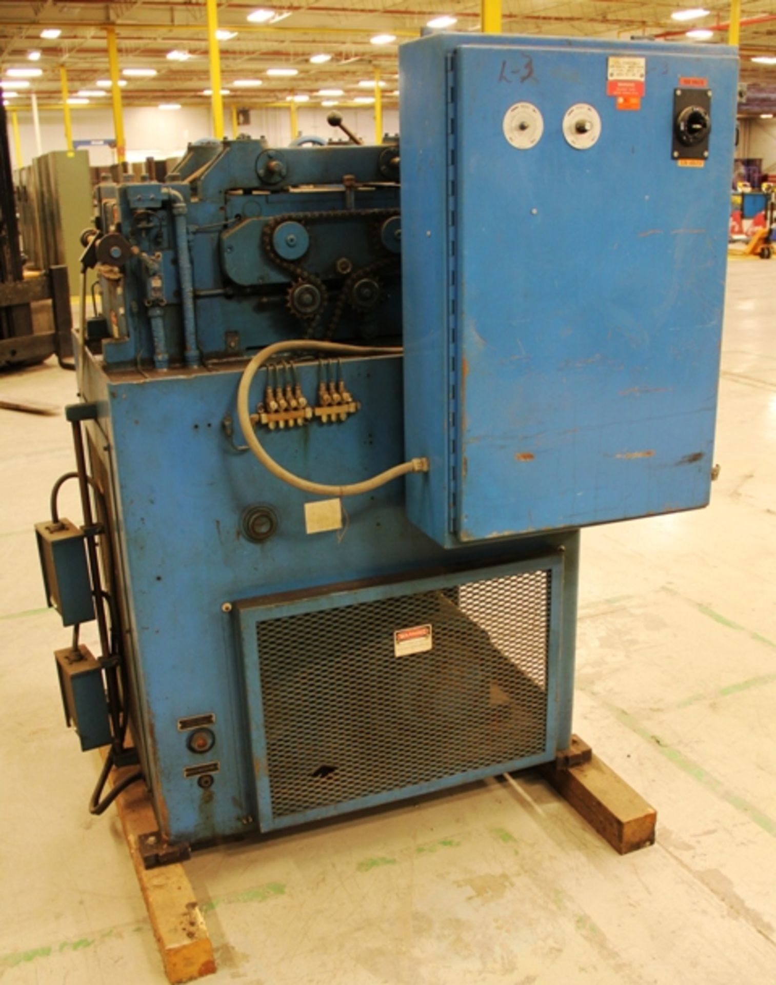 LITTELL 212LAM 17PD CONTINUOUS STRAIGHTENING MACHINE, .025 THICK, 12" WIDE CAPACITY S/N: 90388-91 - Image 4 of 4