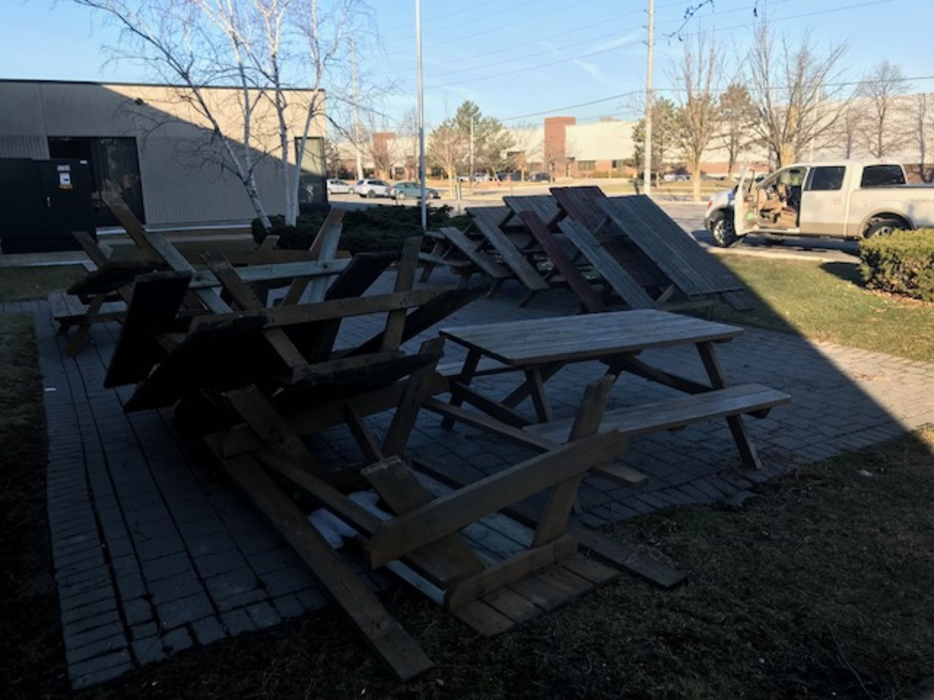 PICNIC TABLES (LOCATED OUTSIDE)