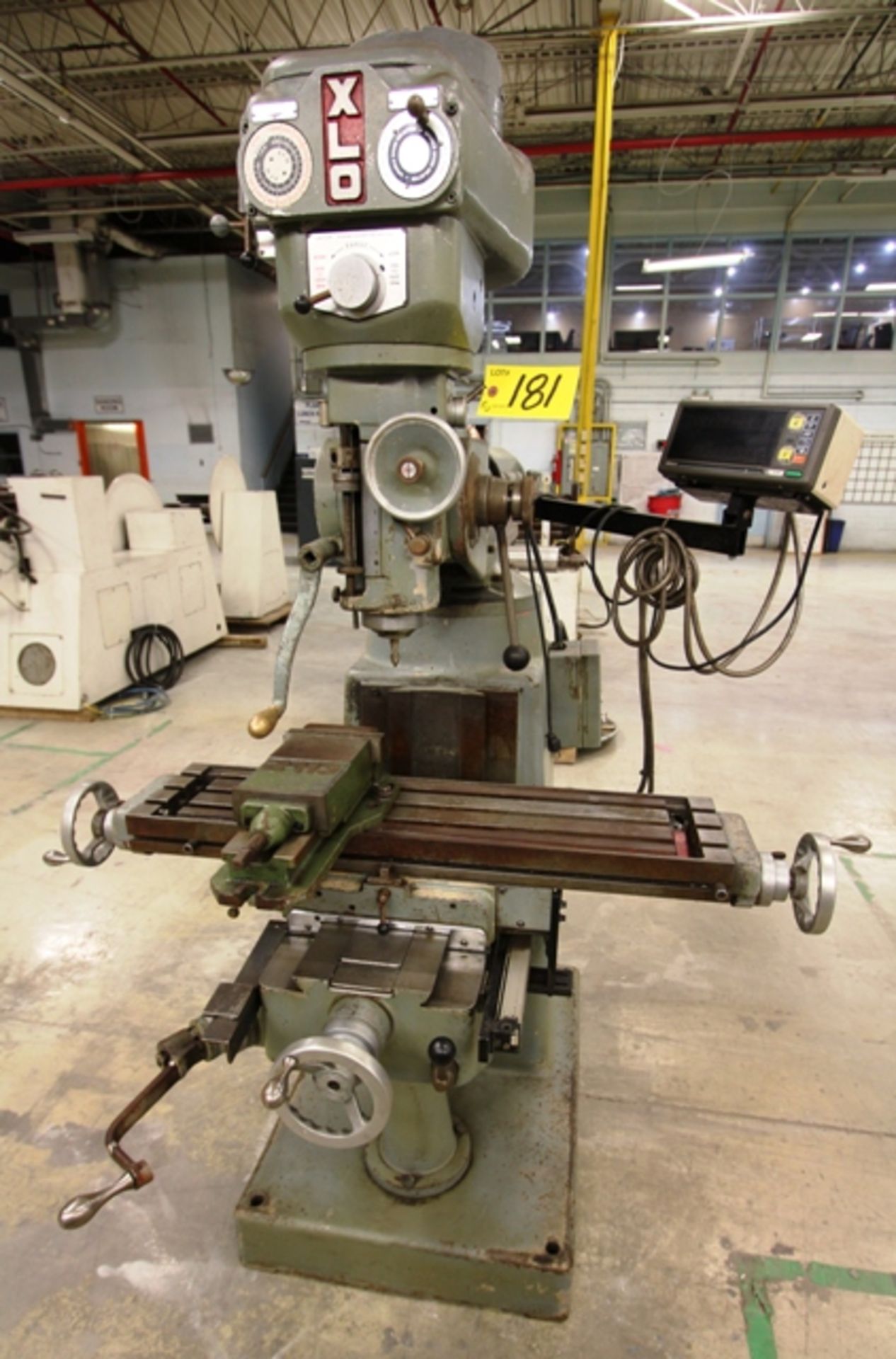 EX-CELL-O 602 MILLING MACHINE C/W MITUTOYO KS 2-AXIS DRO, 1-1/2HP, 3/60/575V, S/N 6023341