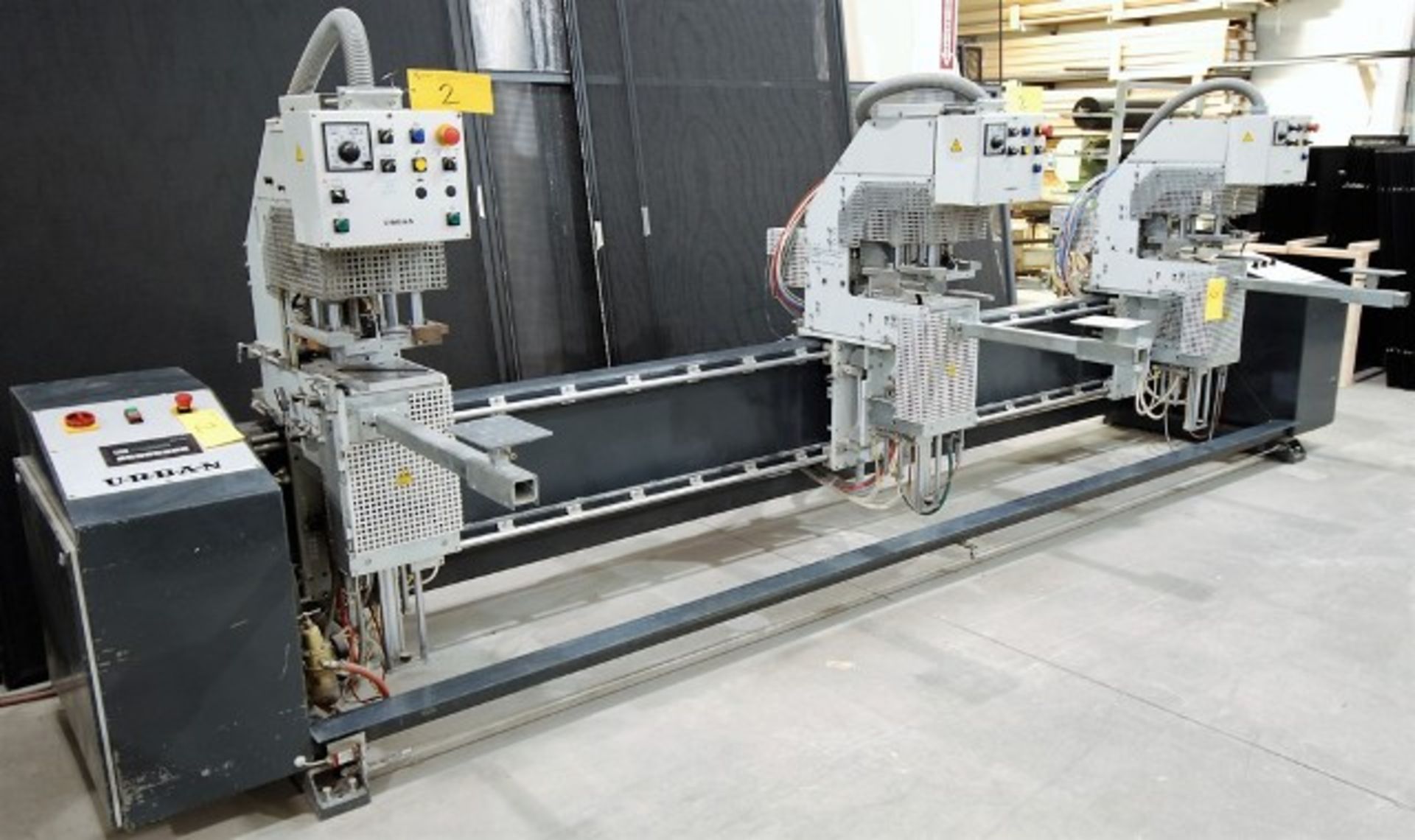 URBAN AKS 5310/3-LDLDL 3-POINT VINYL WELDER, PANELWARE CONTROL, 230/400V, 50HZ, 9KW, 13A, S/N