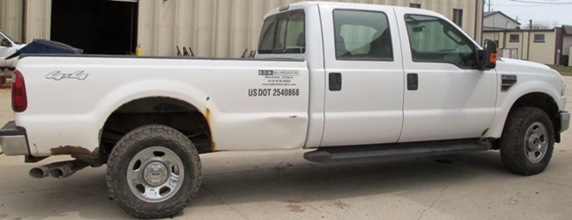 2008 FORD F350, SUPER DUTY PICKUP TRUCK, VIN 1FTWW31418EE44266, DIESEL V8 ENGINE, 426,339 KM, A/C/ - Image 3 of 12