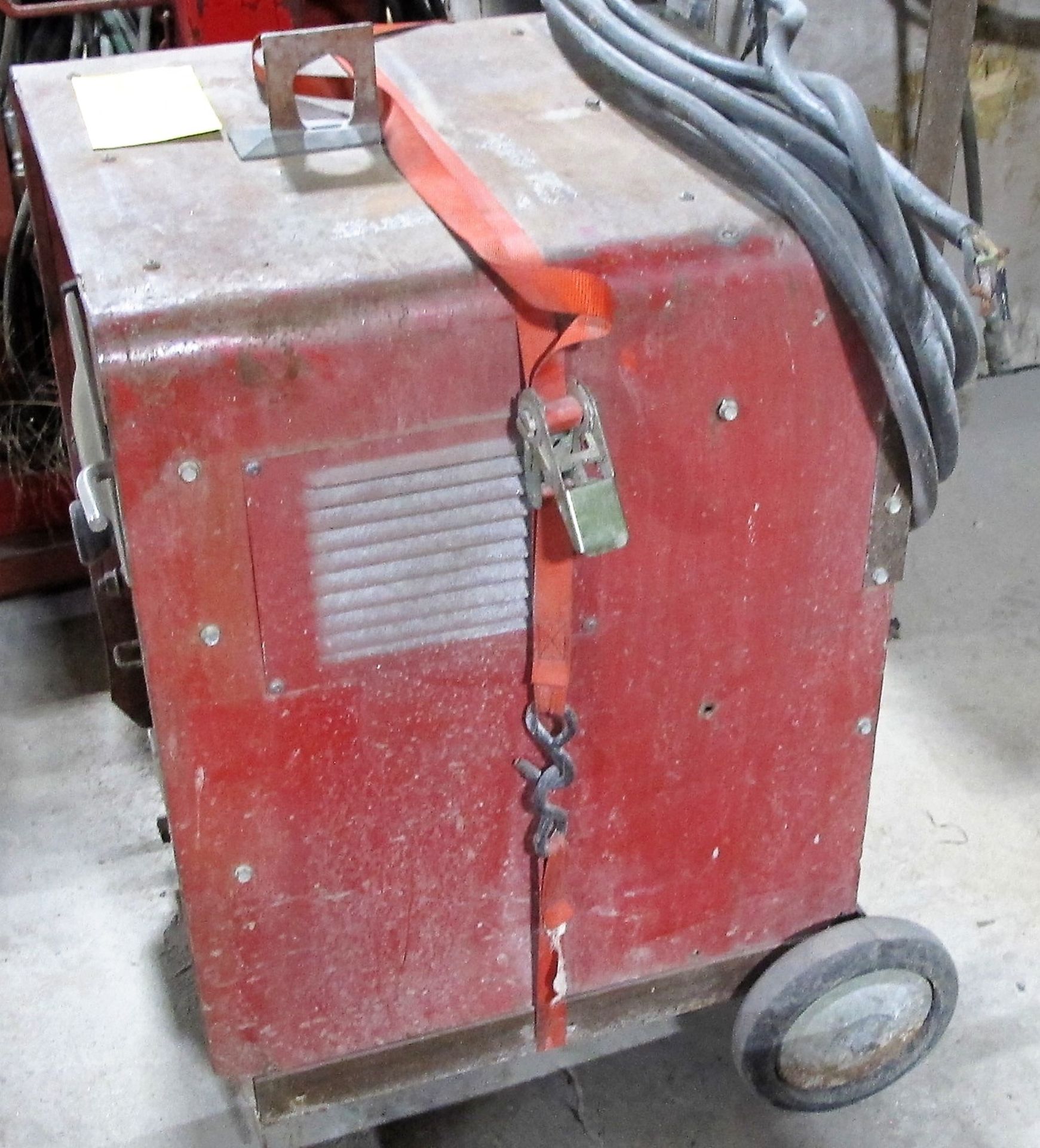 LINCOLN ELECTRIC IDEAL ARC 250 WELDER ON CART W/POWER CABLE, S/N 147048 - Image 3 of 4